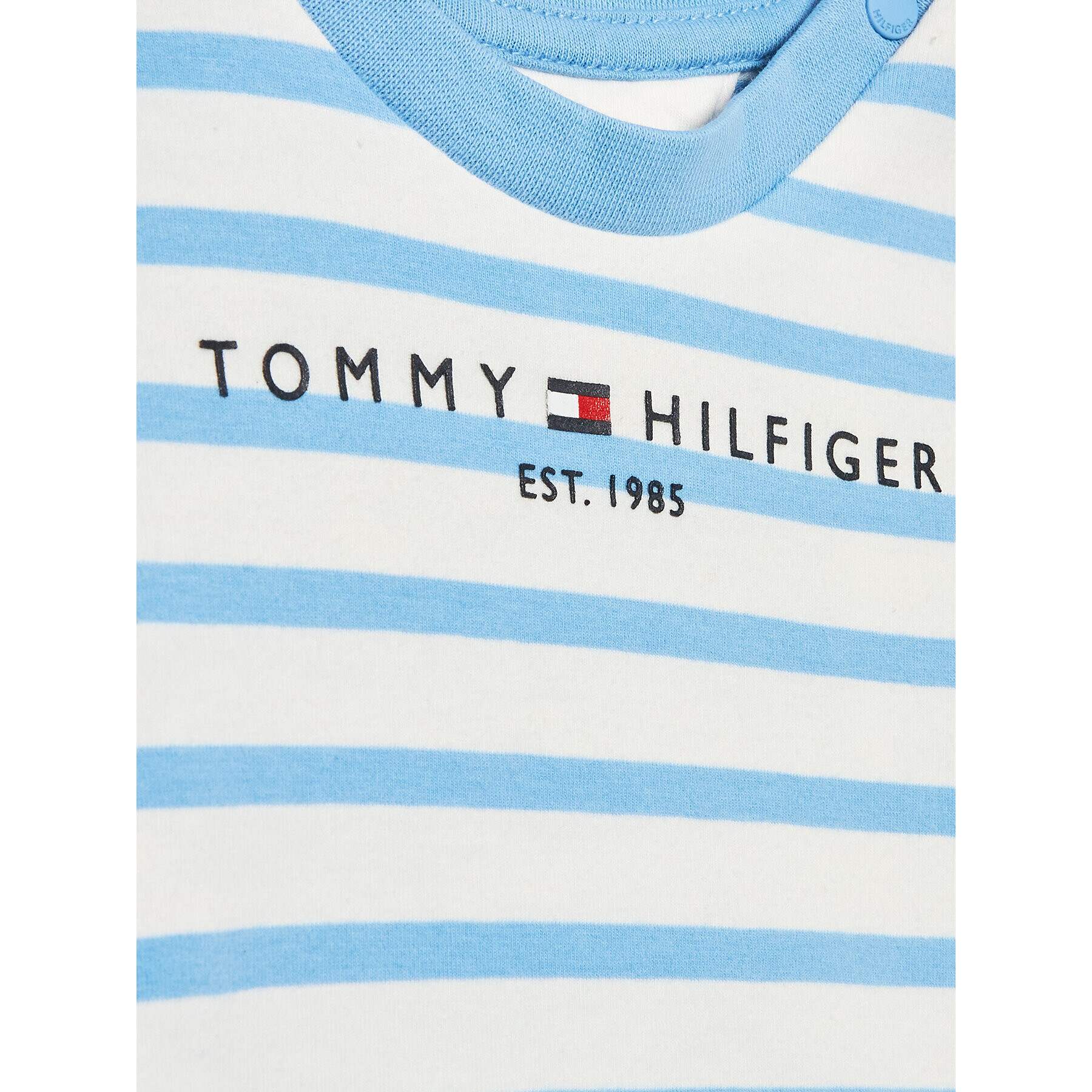 Tommy Hilfiger Set tricou și pantaloni scurți sport KN0KN01596 Albastru Regular Fit - Pled.ro