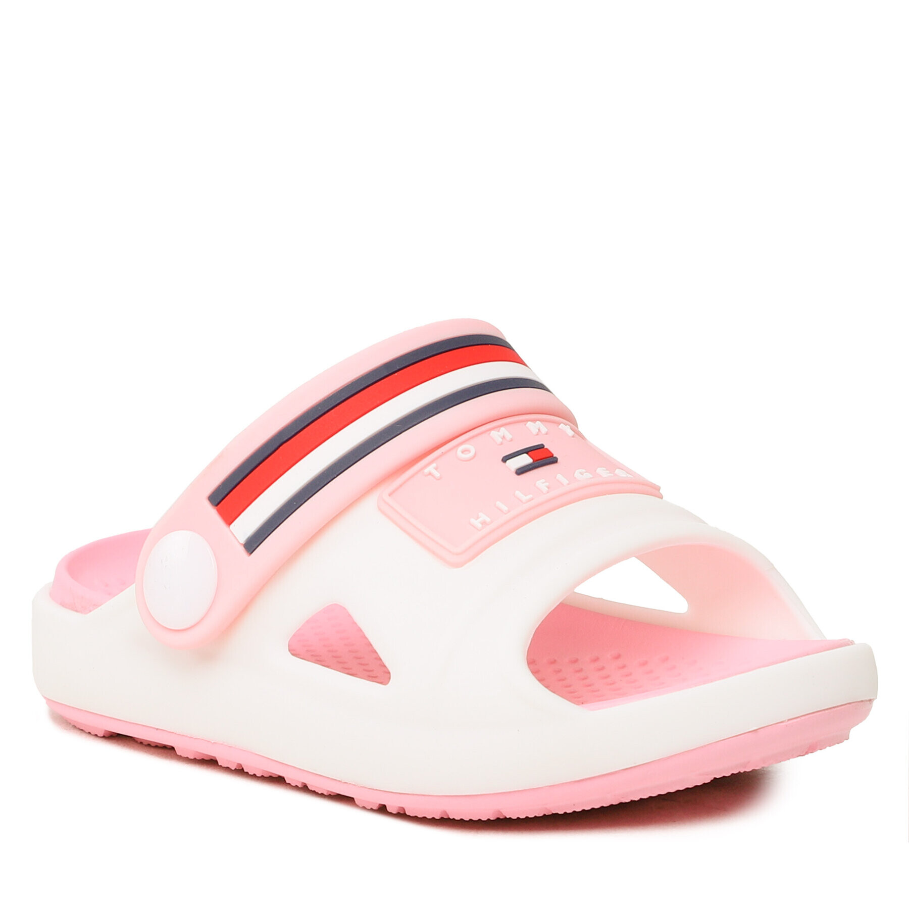 Tommy Hilfiger Șlapi Comfy Sandal T1A2-32779-0083 M Alb - Pled.ro