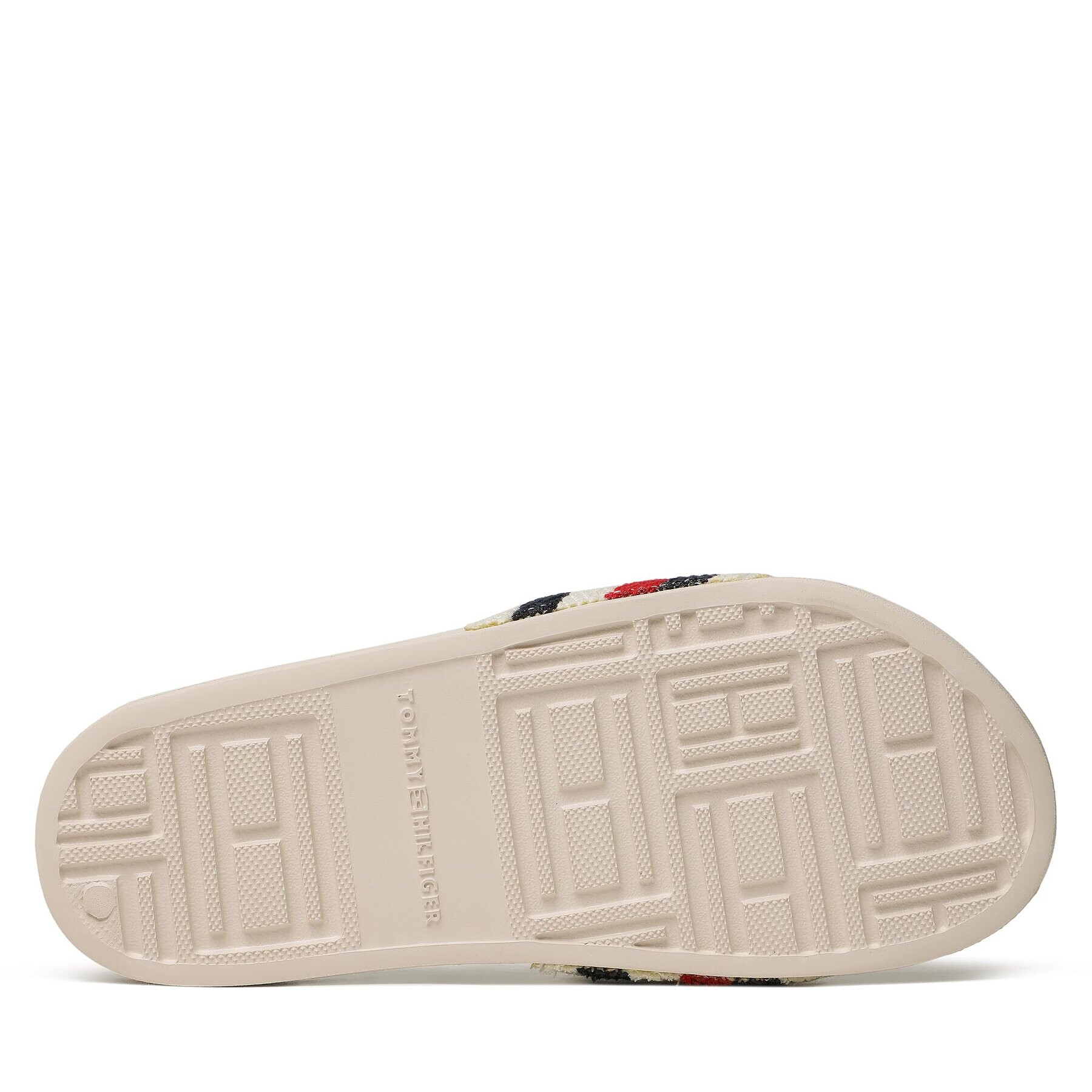 Tommy Hilfiger Șlapi Essential Pool Slide FW0FW07151 Écru - Pled.ro