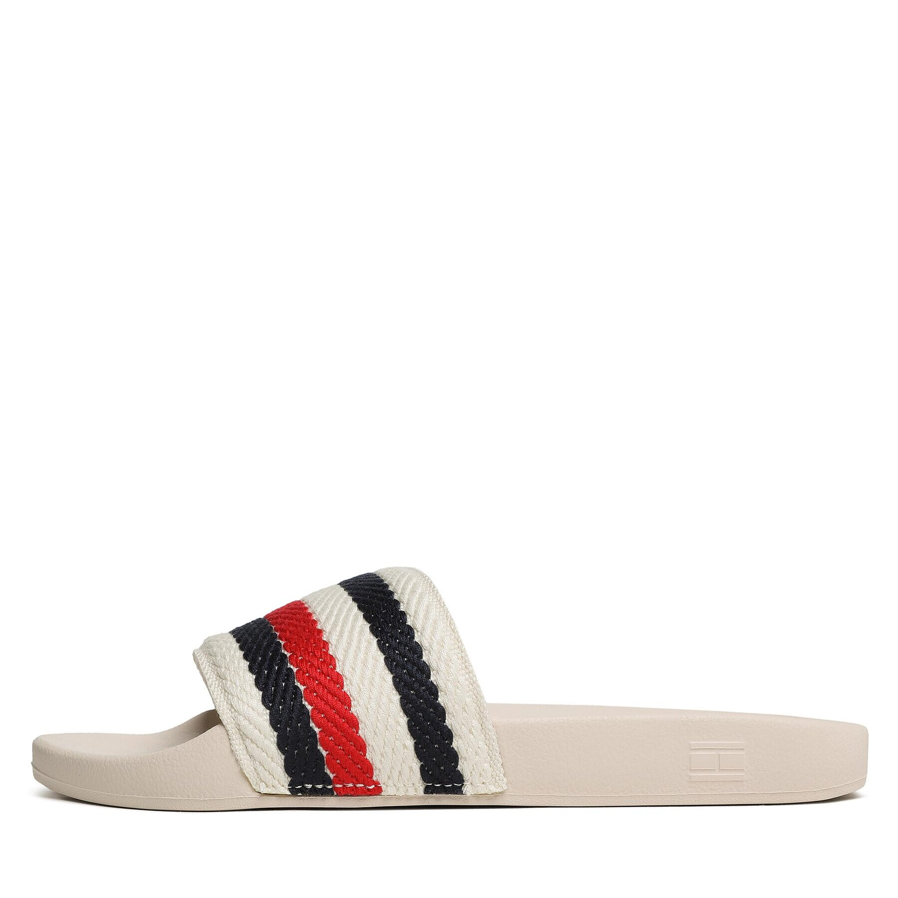 Tommy Hilfiger Șlapi Essential Pool Slide FW0FW07151 Écru - Pled.ro