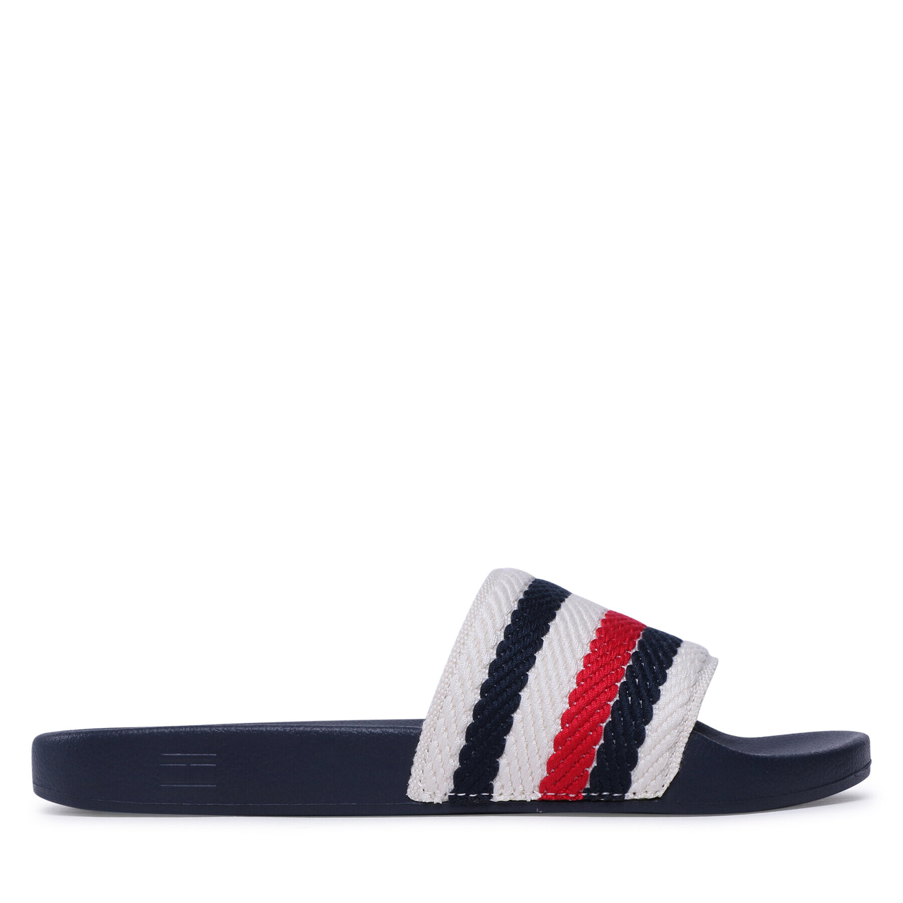 Tommy Hilfiger Șlapi Essential Pool Slide FW0FW07151 Écru - Pled.ro