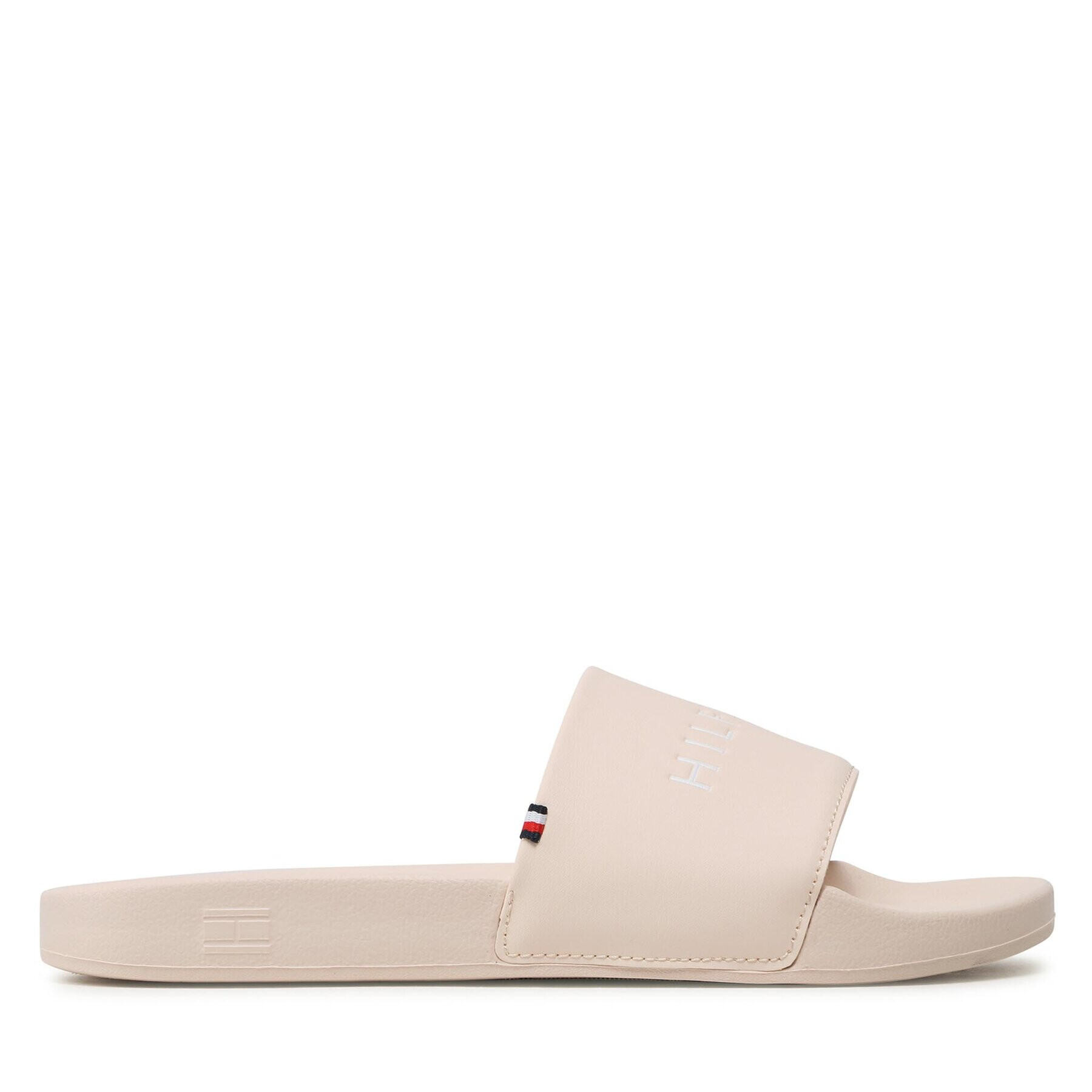 Tommy Hilfiger Șlapi Feminne Seasonal Slide FW0FW07257 Bej - Pled.ro