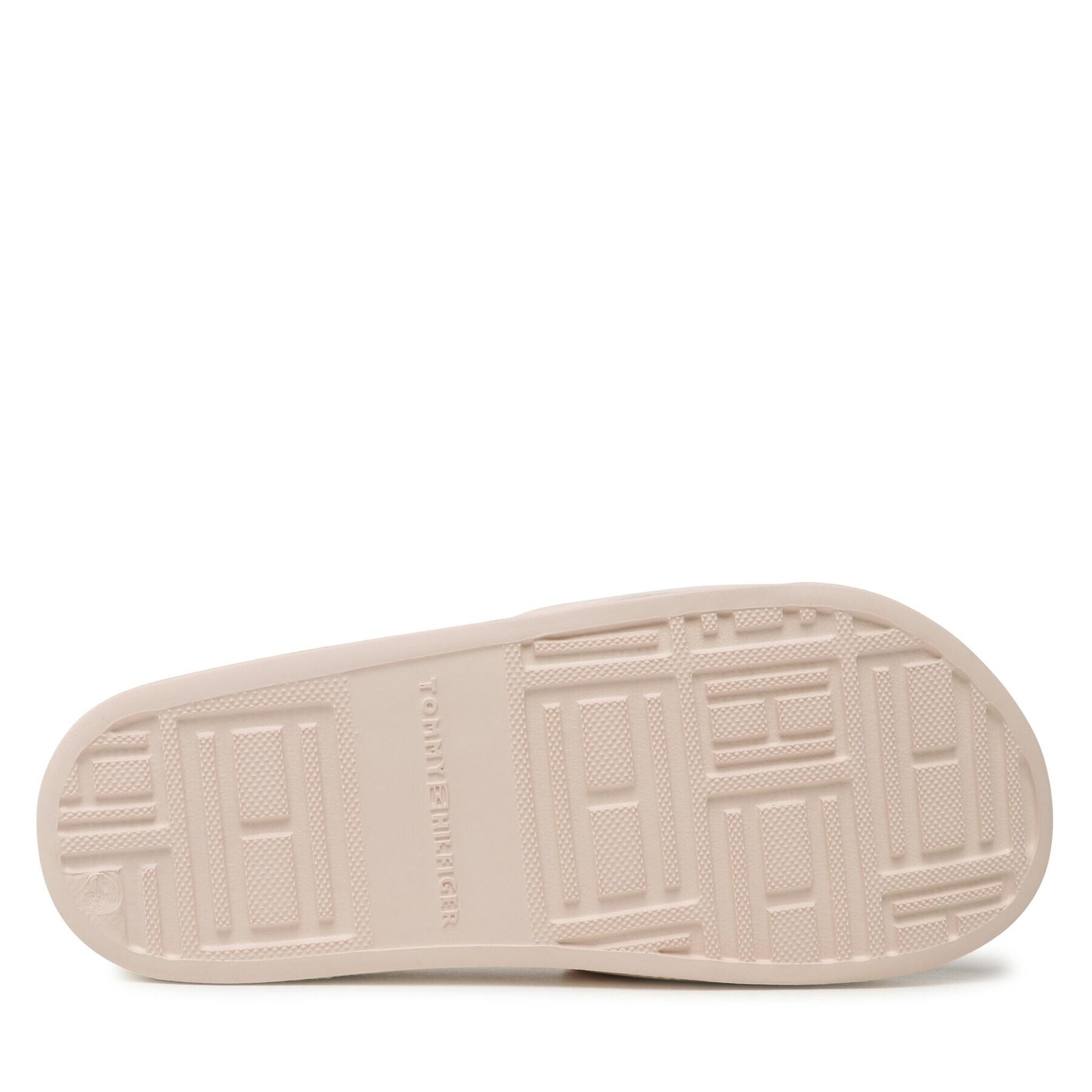 Tommy Hilfiger Șlapi Feminne Seasonal Slide FW0FW07257 Bej - Pled.ro