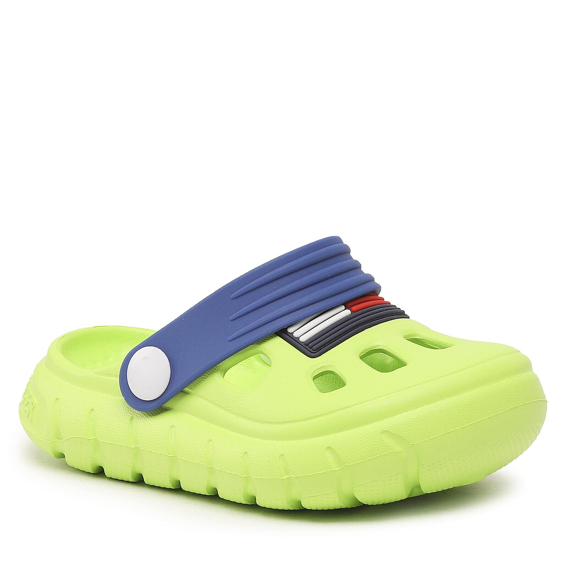 Tommy Hilfiger Șlapi Flag Cofy Sandal T3X2-32915-0083 M Verde - Pled.ro