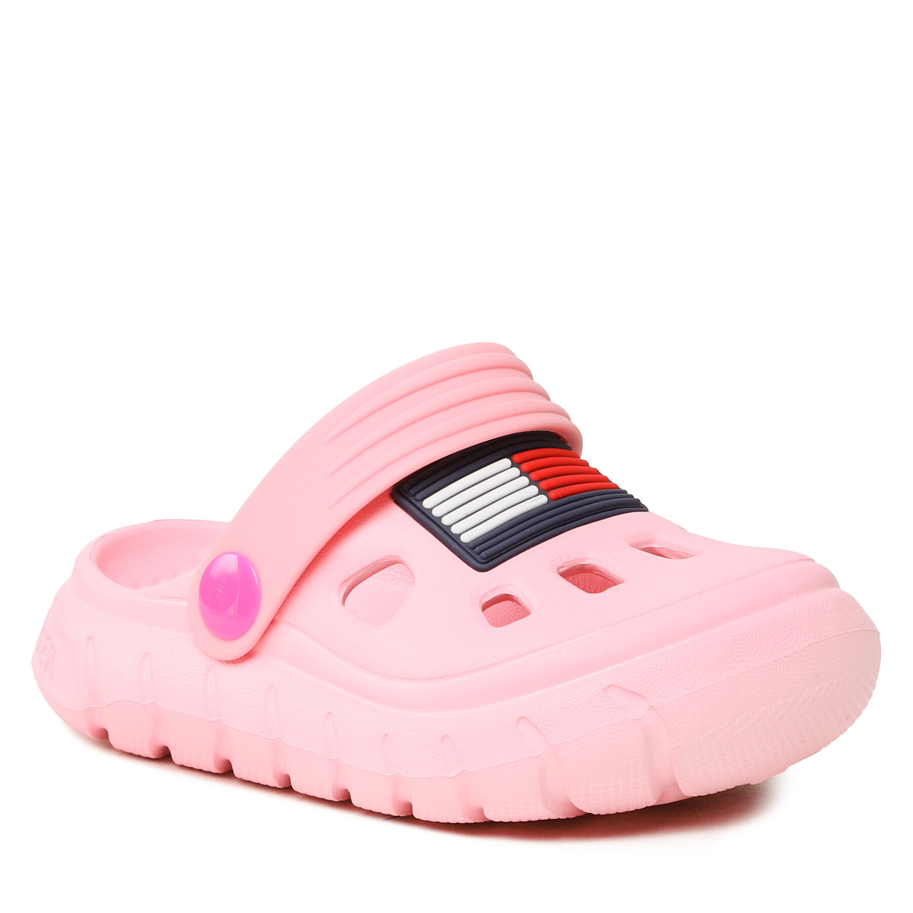 Tommy Hilfiger Șlapi Flag Comfy Sandal T1A2-32780-0083 M Roz - Pled.ro