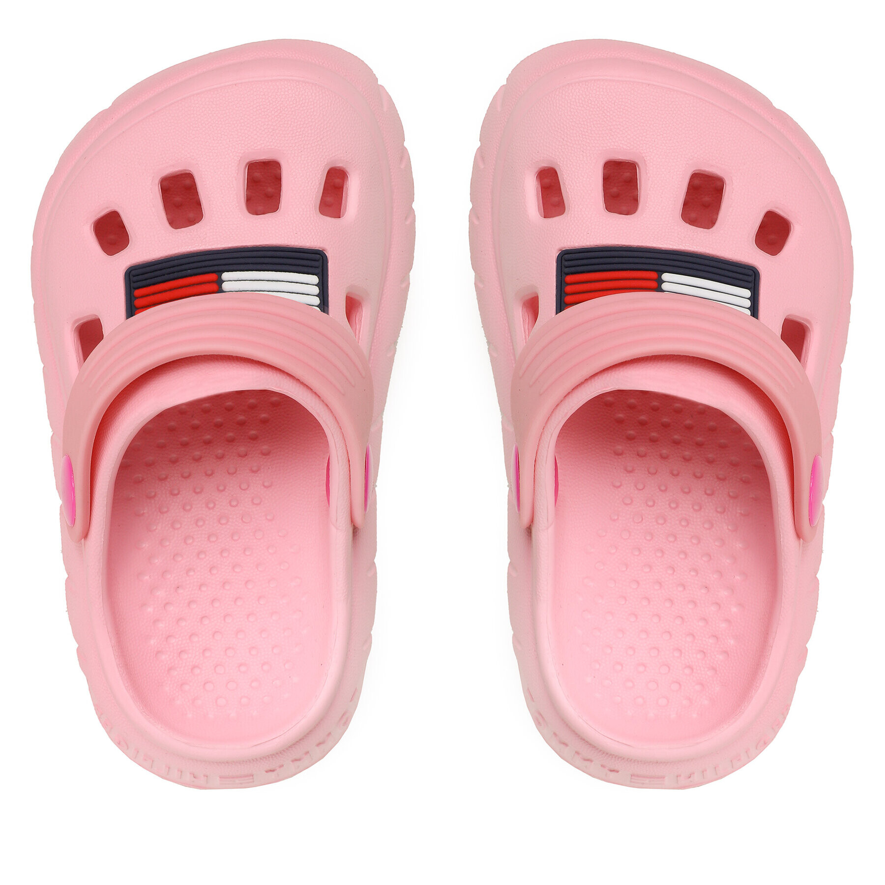 Tommy Hilfiger Șlapi Flag Comfy Sandal T1A2-32780-0083 M Roz - Pled.ro