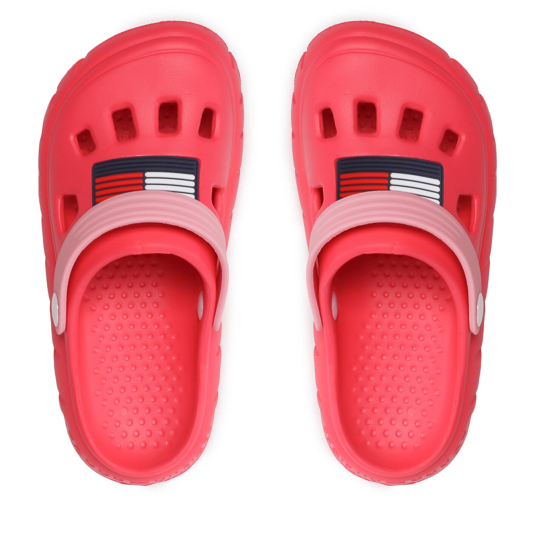 Tommy Hilfiger Șlapi Flag Comfy Sandal T1A2-32780-0083 S Roz - Pled.ro