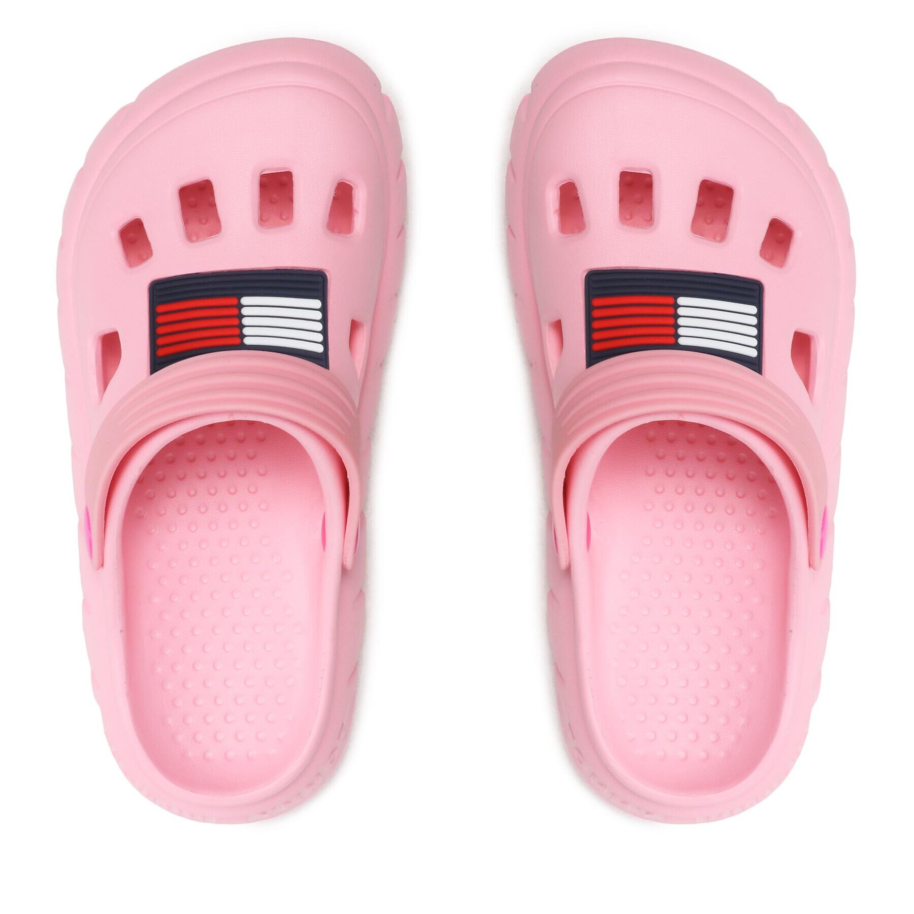 Tommy Hilfiger Șlapi Flag Comfy Sandal T1A2-32780-0083 S Roz - Pled.ro