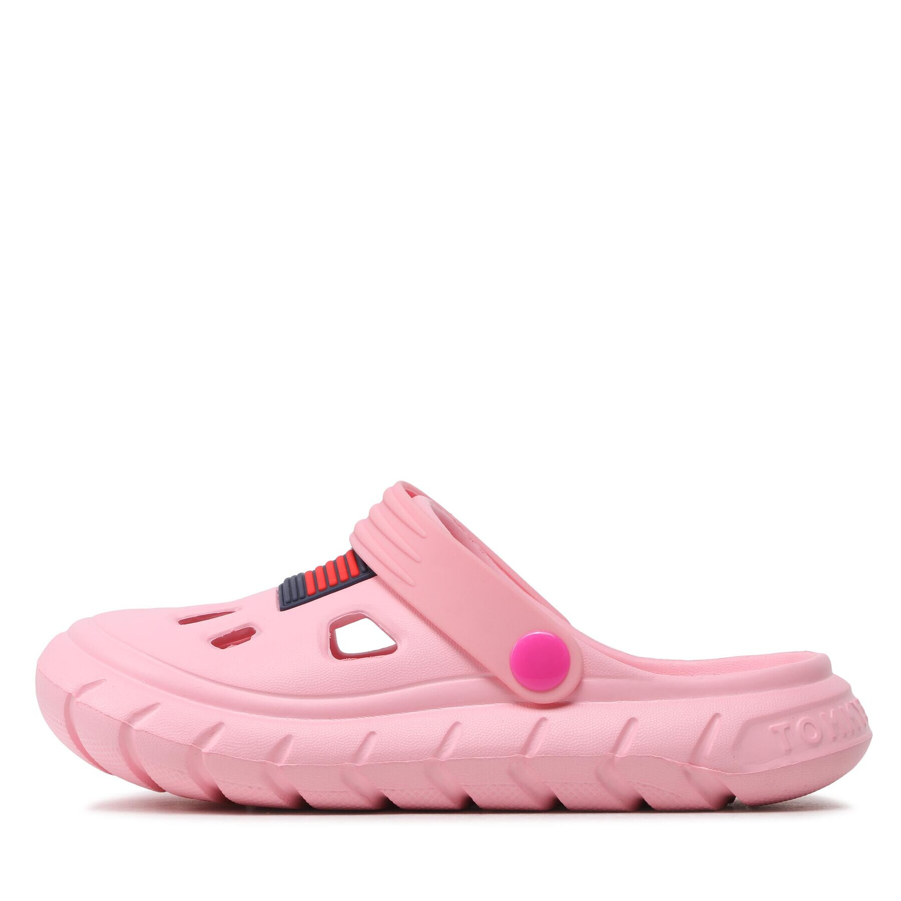 Tommy Hilfiger Șlapi Flag Comfy Sandal T1A2-32780-0083 S Roz - Pled.ro