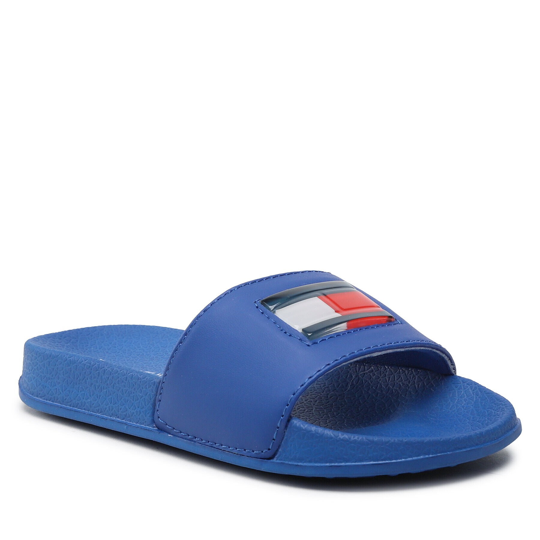 Tommy Hilfiger Șlapi Flag Pool Slide T3B0-32930-1172 M Albastru - Pled.ro