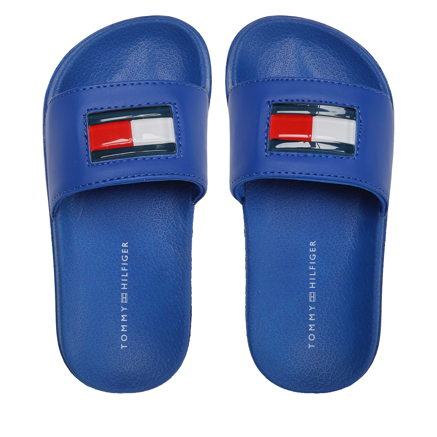 Tommy Hilfiger Șlapi Flag Pool Slide T3B0-32930-1172 M Albastru - Pled.ro