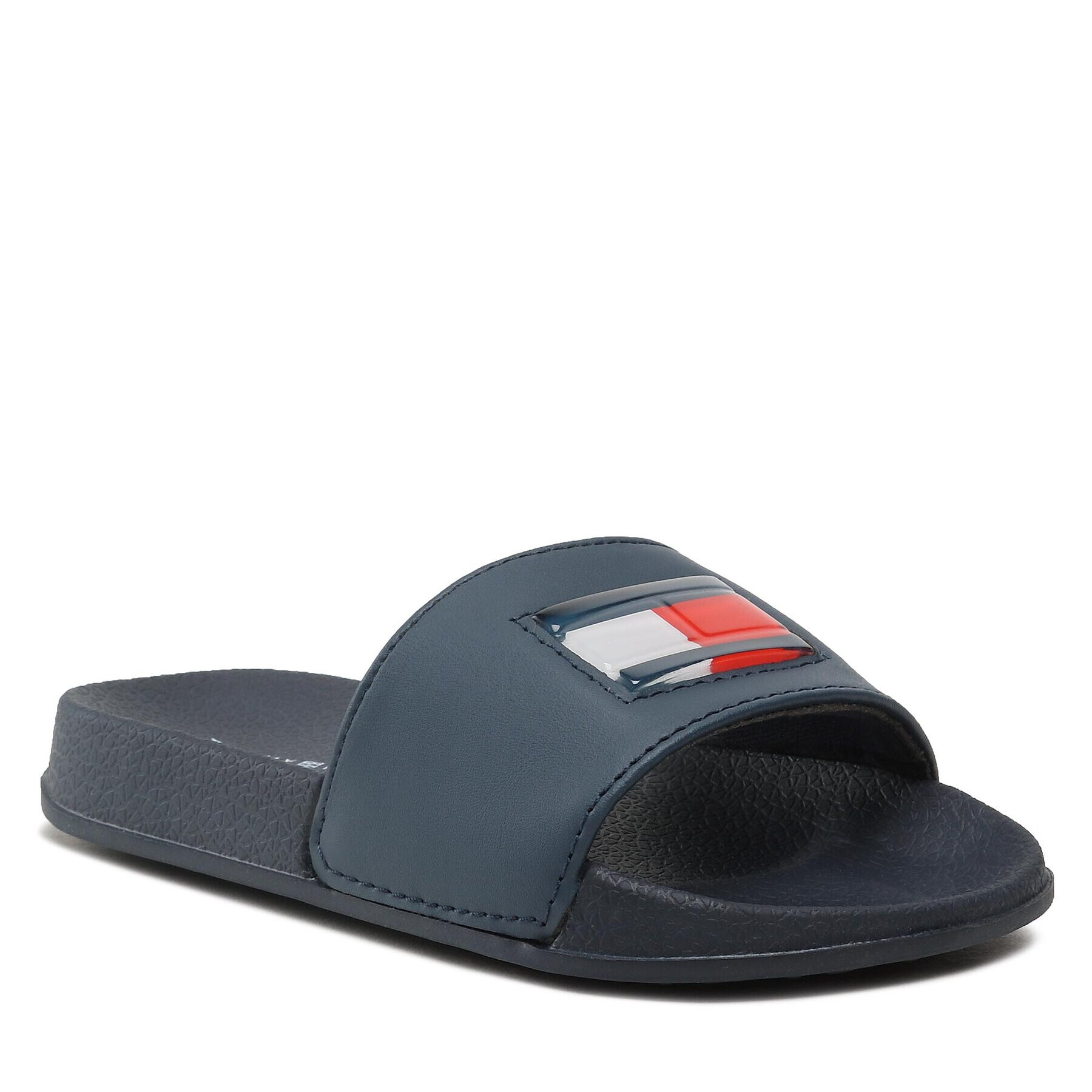 Tommy Hilfiger Șlapi Flag Pool Slide T3B0-32930-1172 M Bleumarin - Pled.ro