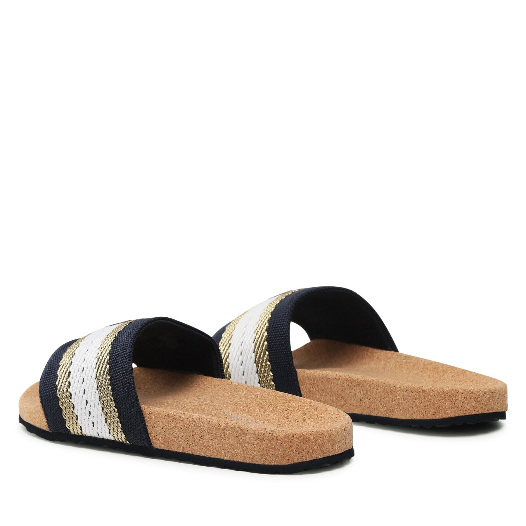 Tommy Hilfiger Șlapi Fresh Webbing Slide FW0FW06983 Bleumarin - Pled.ro