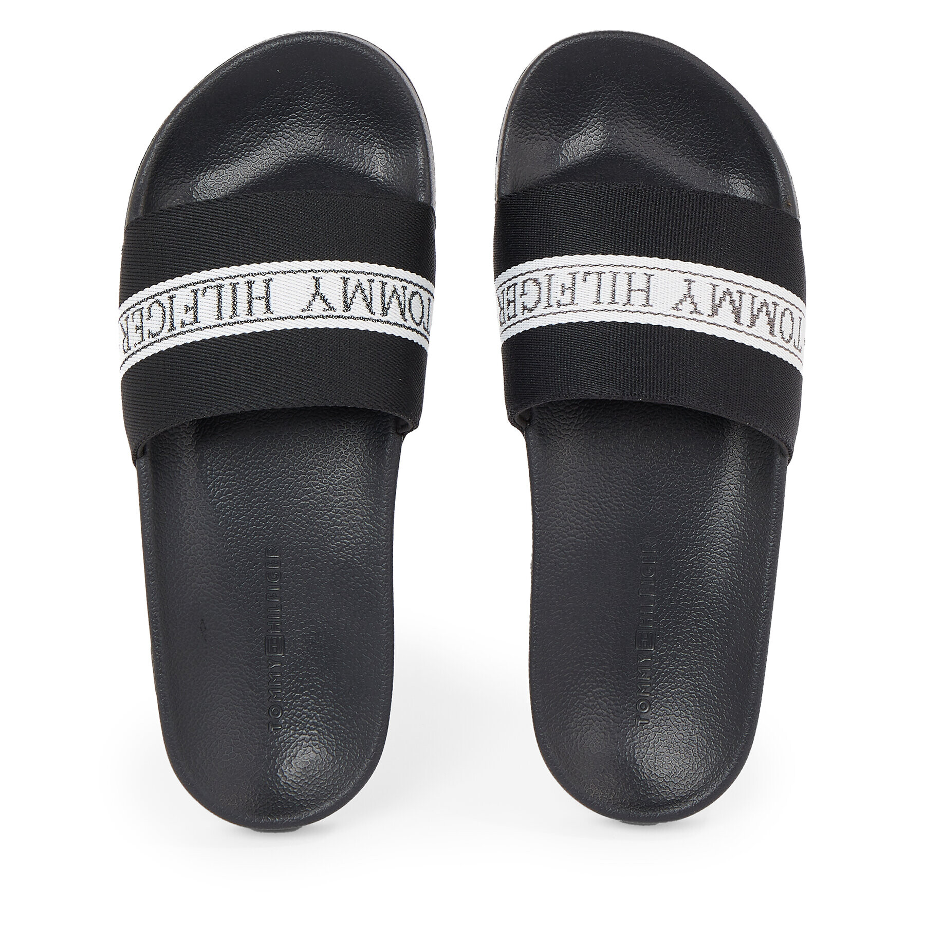 Tommy Hilfiger Șlapi Pool Slide FW0FW07556 Negru - Pled.ro