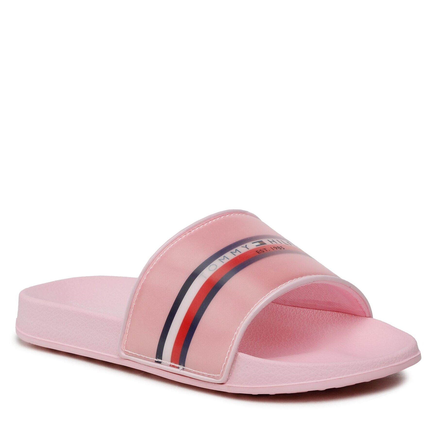 Tommy Hilfiger Șlapi Reflective Pool Slide T3A0-32803-1172 S Roz - Pled.ro