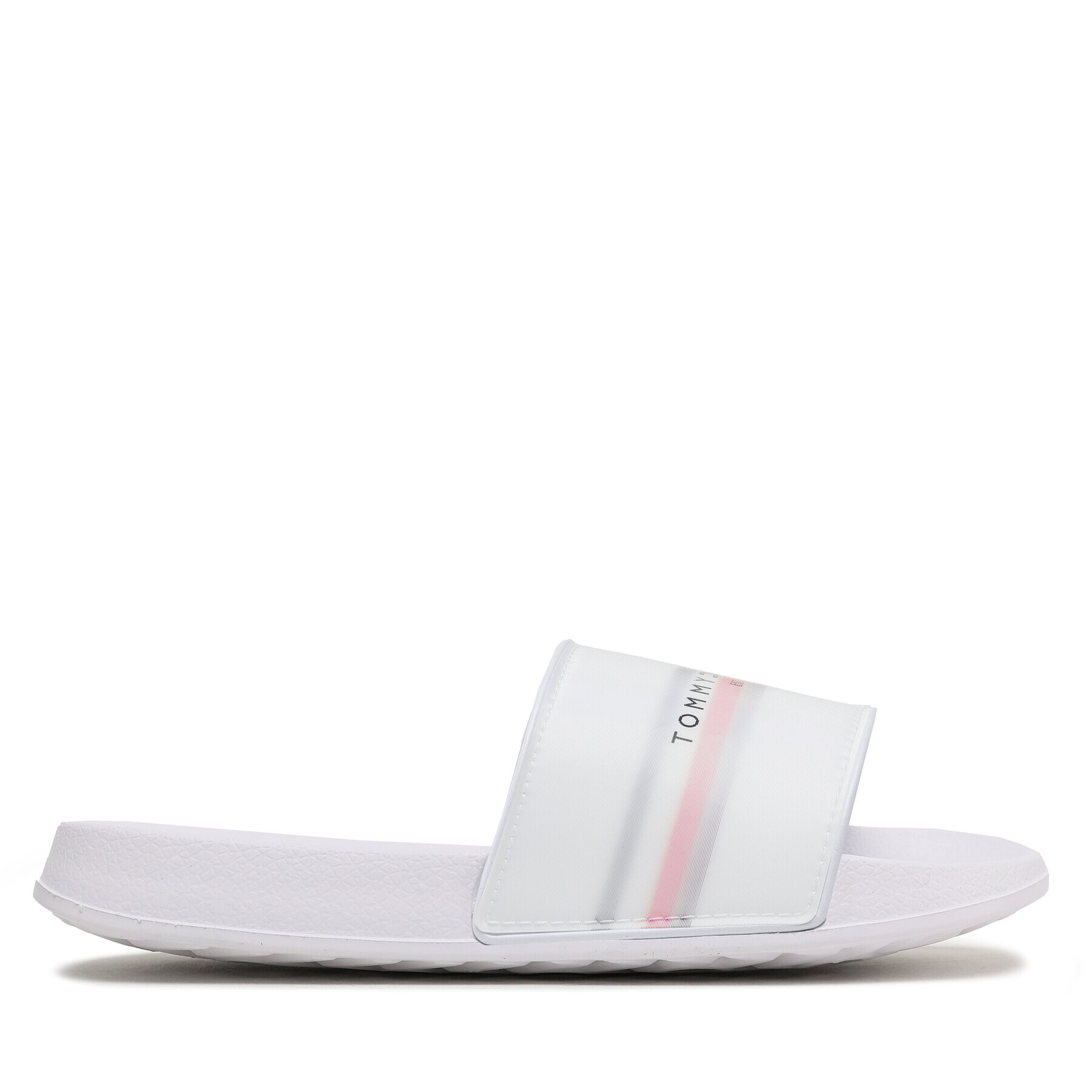 Tommy Hilfiger Șlapi Reflective Pool Slide T3B0-32931-1172 S Alb - Pled.ro