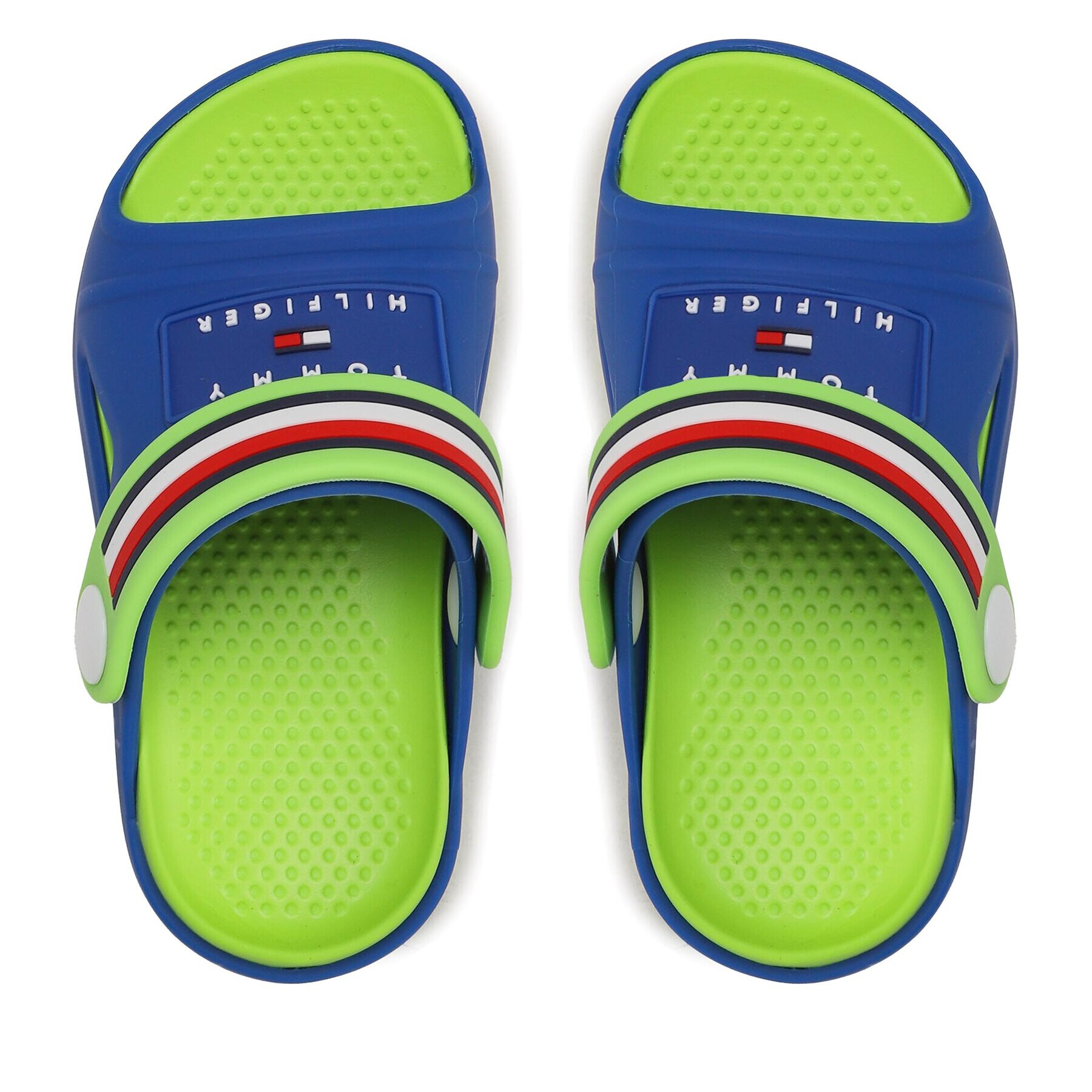 Tommy Hilfiger Șlapi Stripes Comfy Sandal T3X2-32914-0083 M Albastru - Pled.ro