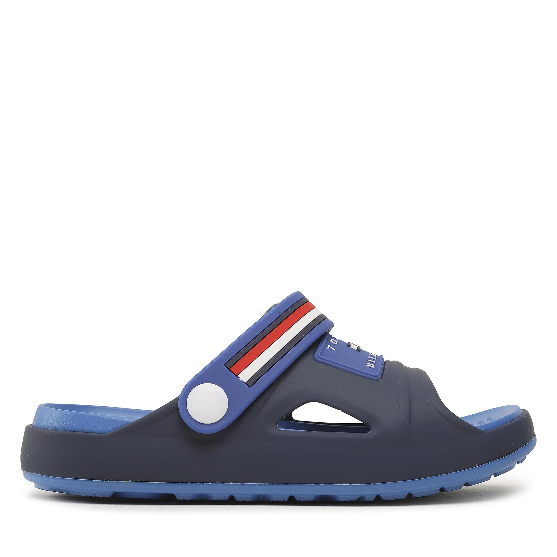 Tommy Hilfiger Șlapi Stripes Comfy Sandal T3X2-32914-0083 S Bleumarin - Pled.ro