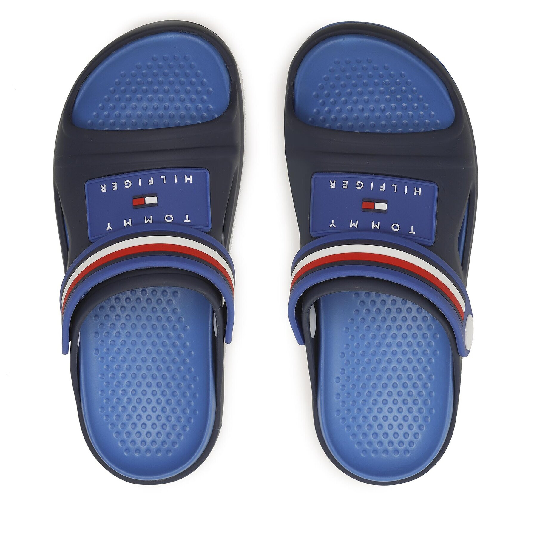 Tommy Hilfiger Șlapi Stripes Comfy Sandal T3X2-32914-0083 S Bleumarin - Pled.ro