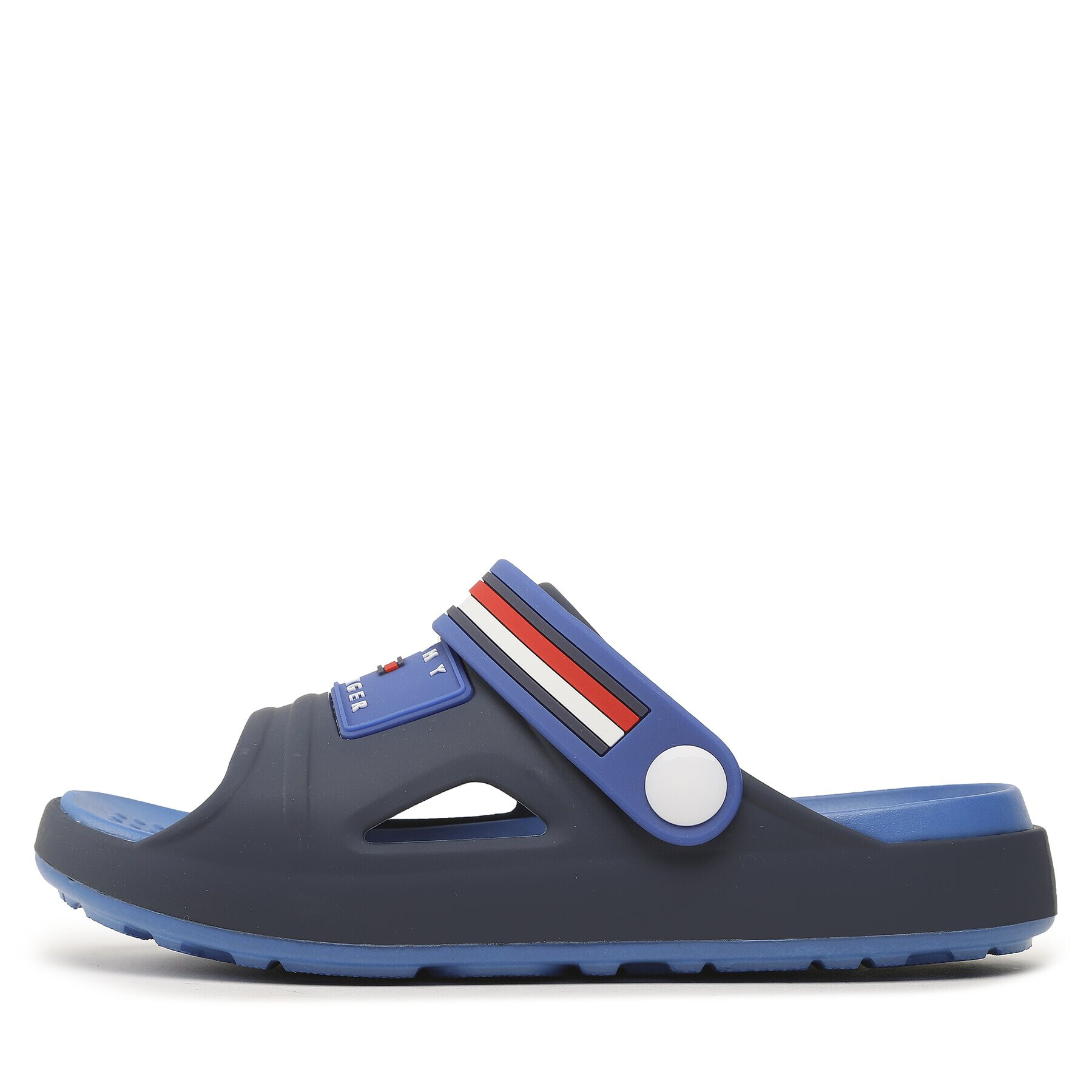 Tommy Hilfiger Șlapi Stripes Comfy Sandal T3X2-32914-0083 S Bleumarin - Pled.ro