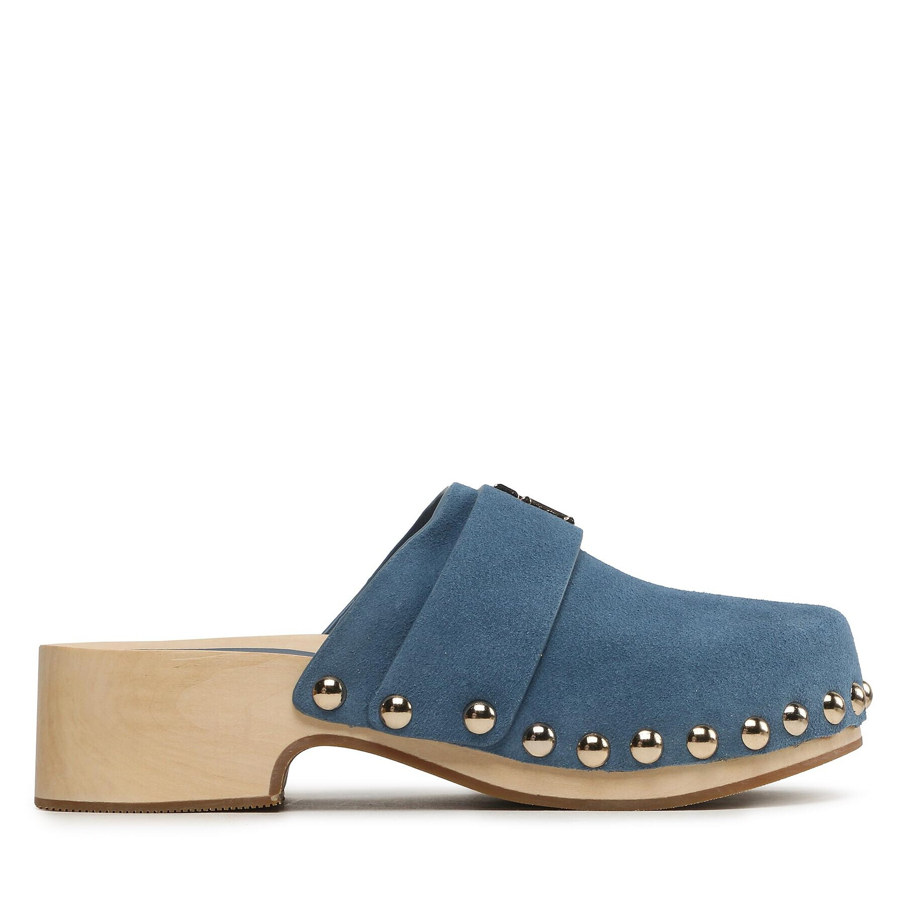 Tommy Hilfiger Saboți Th Clog Suede FW0FW07171 Albastru - Pled.ro