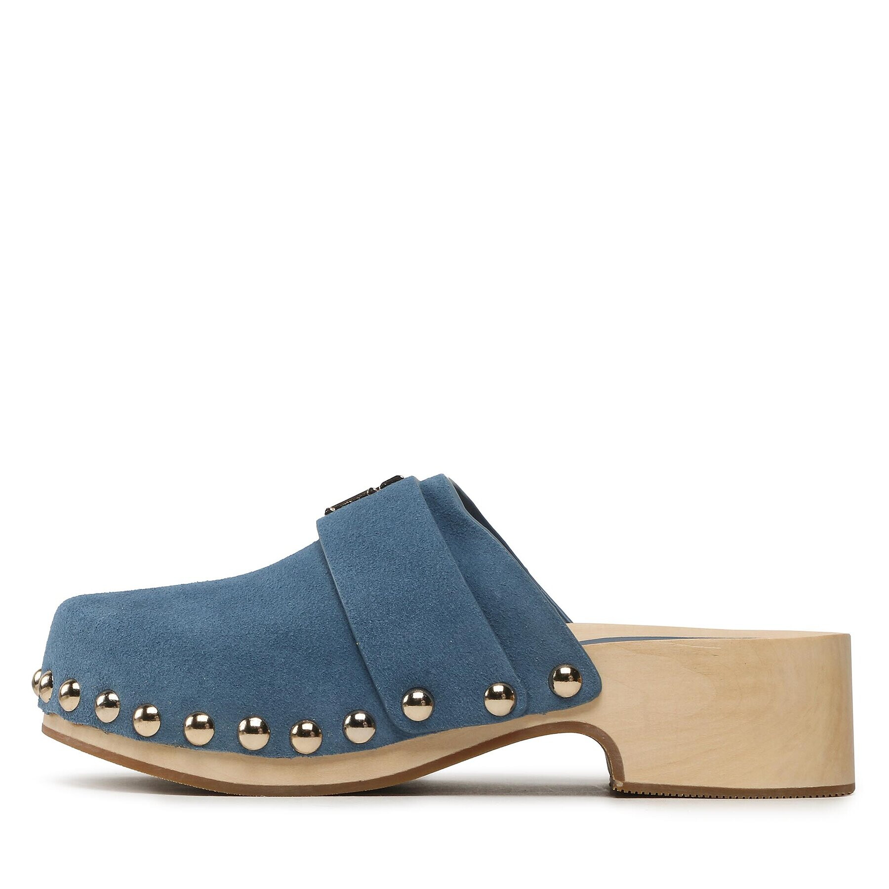 Tommy Hilfiger Saboți Th Clog Suede FW0FW07171 Albastru - Pled.ro