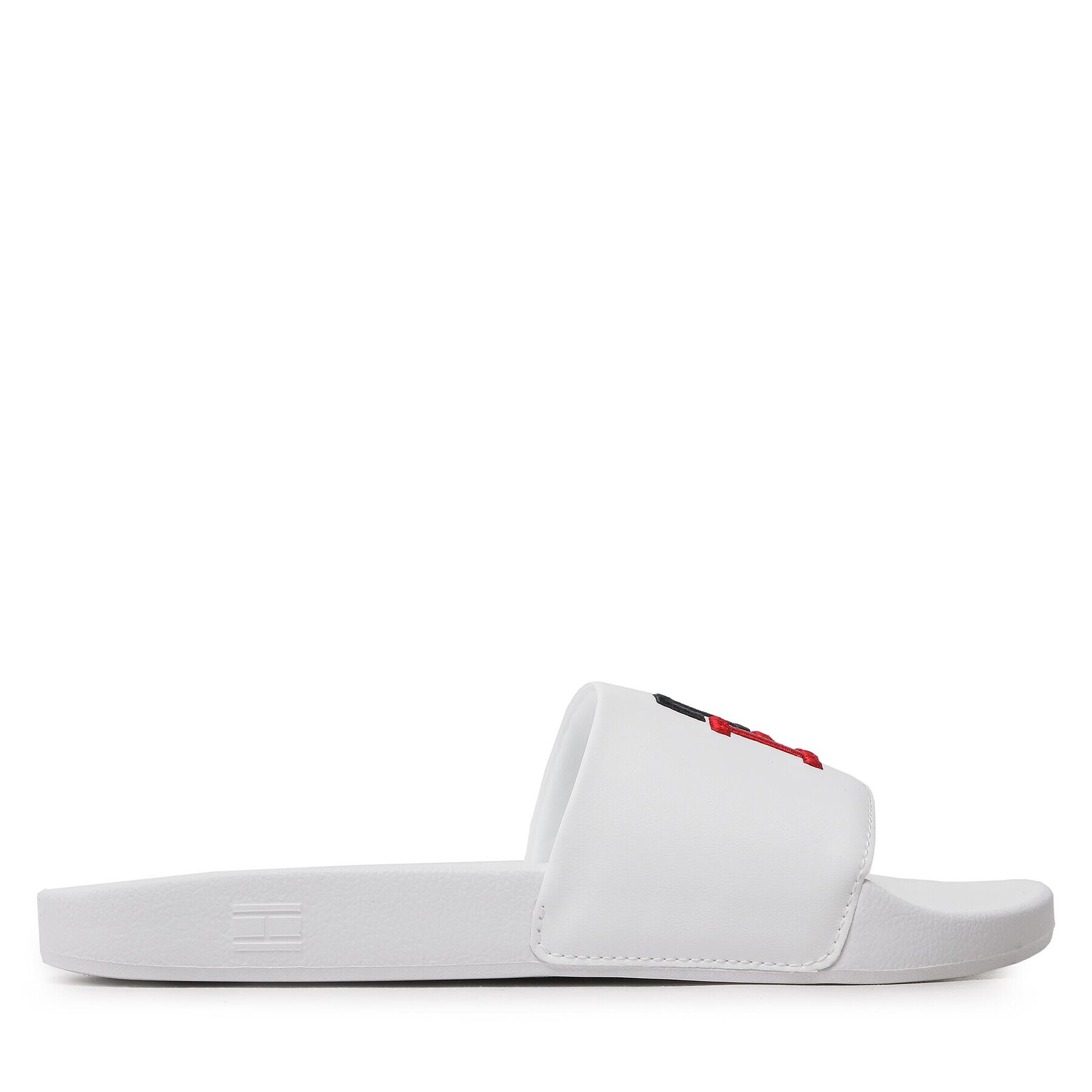 Tommy Hilfiger Șlapi Th Essential Slide FW0FW06833 Alb - Pled.ro