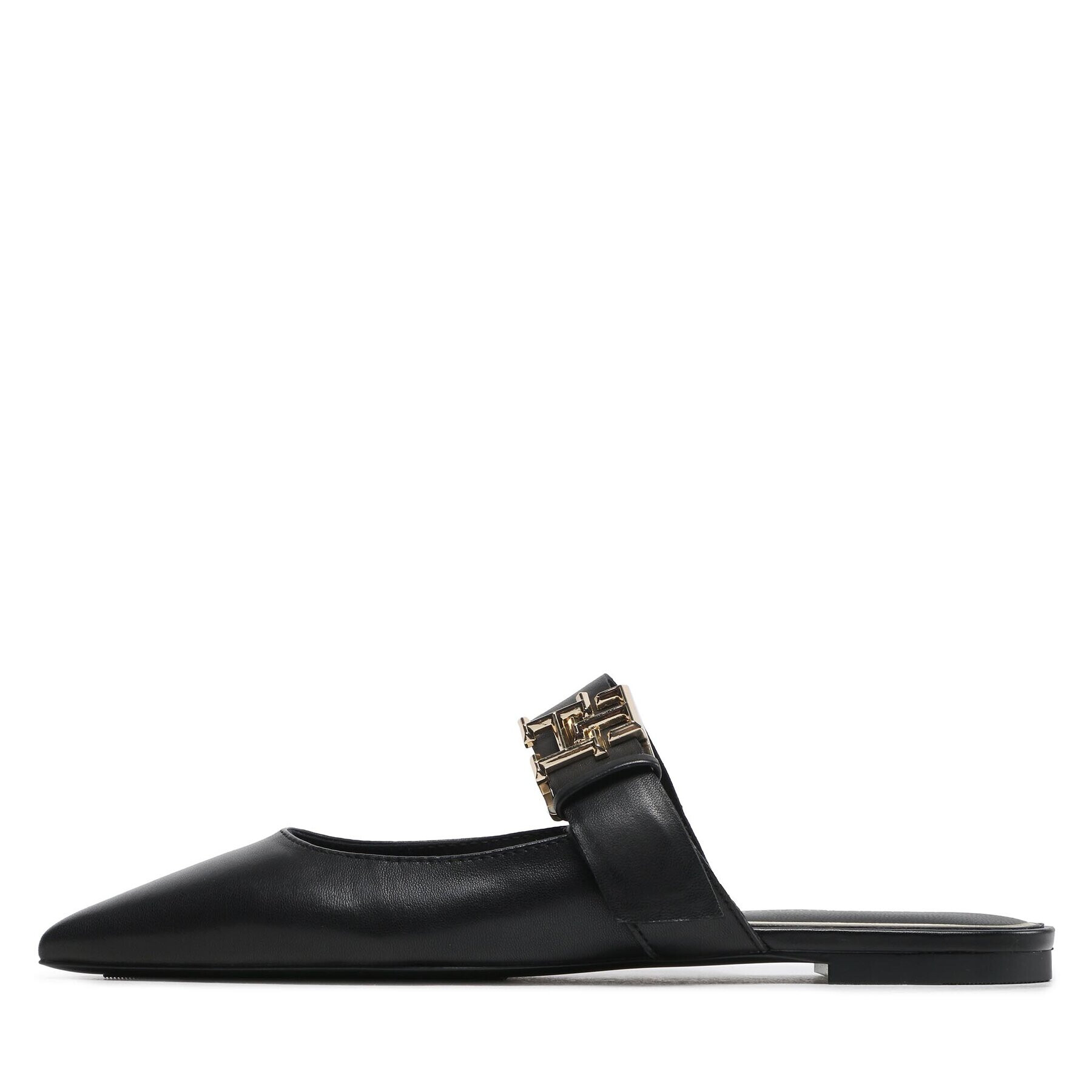 Tommy Hilfiger Șlapi Th Pointy Feminine Mule FW0FW06997 Negru - Pled.ro