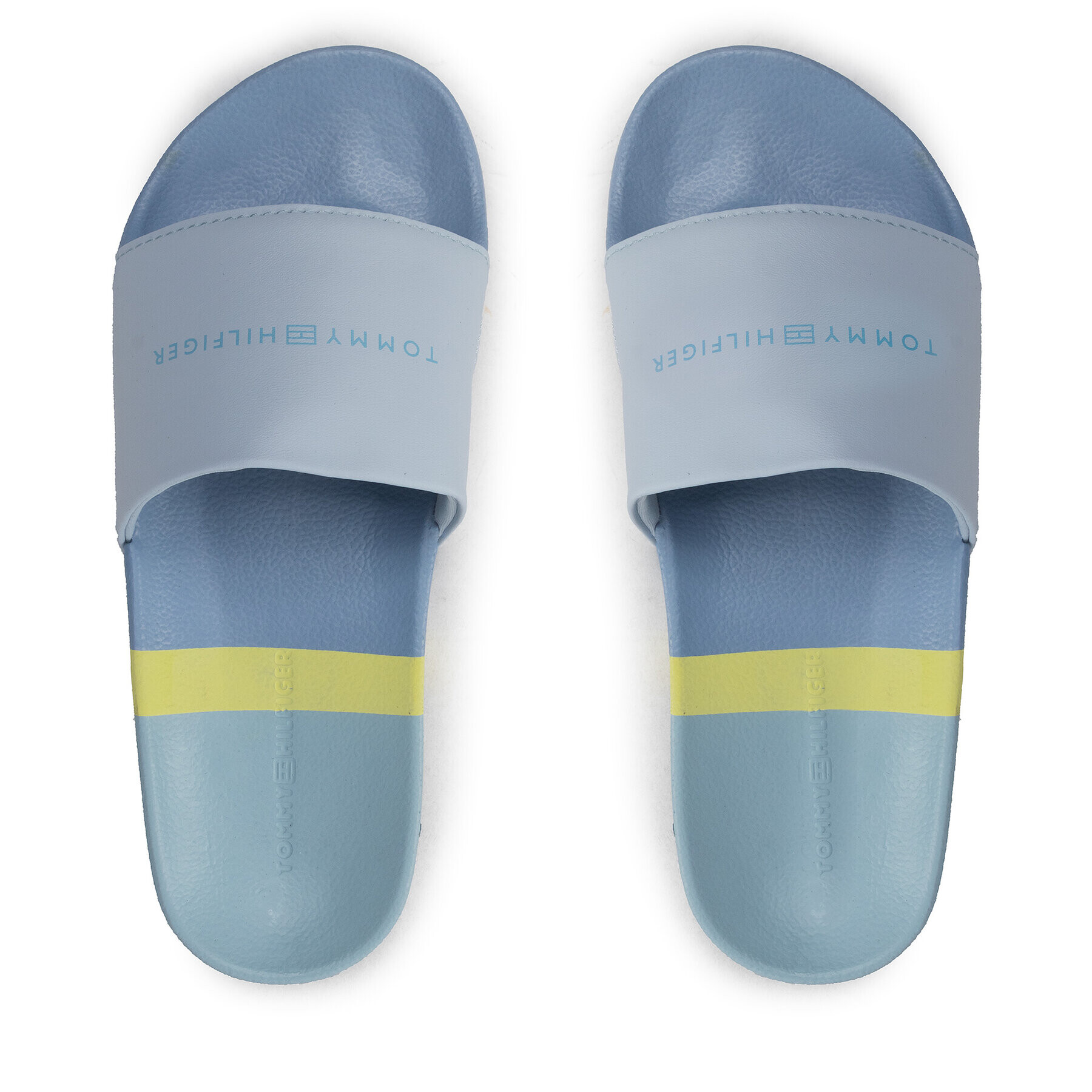 Tommy Hilfiger Șlapi Th Stripy Pool Slide FW0FW06579 Albastru - Pled.ro