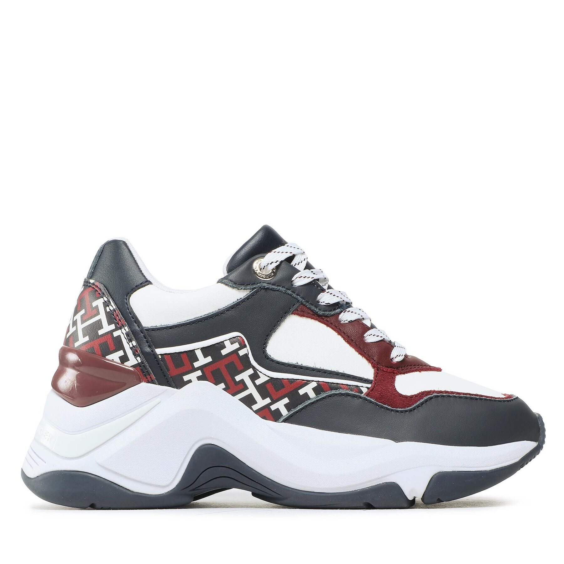 Tommy Hilfiger Sneakers Chunky Sneaker Monogram FW0FW06789 Colorat - Pled.ro