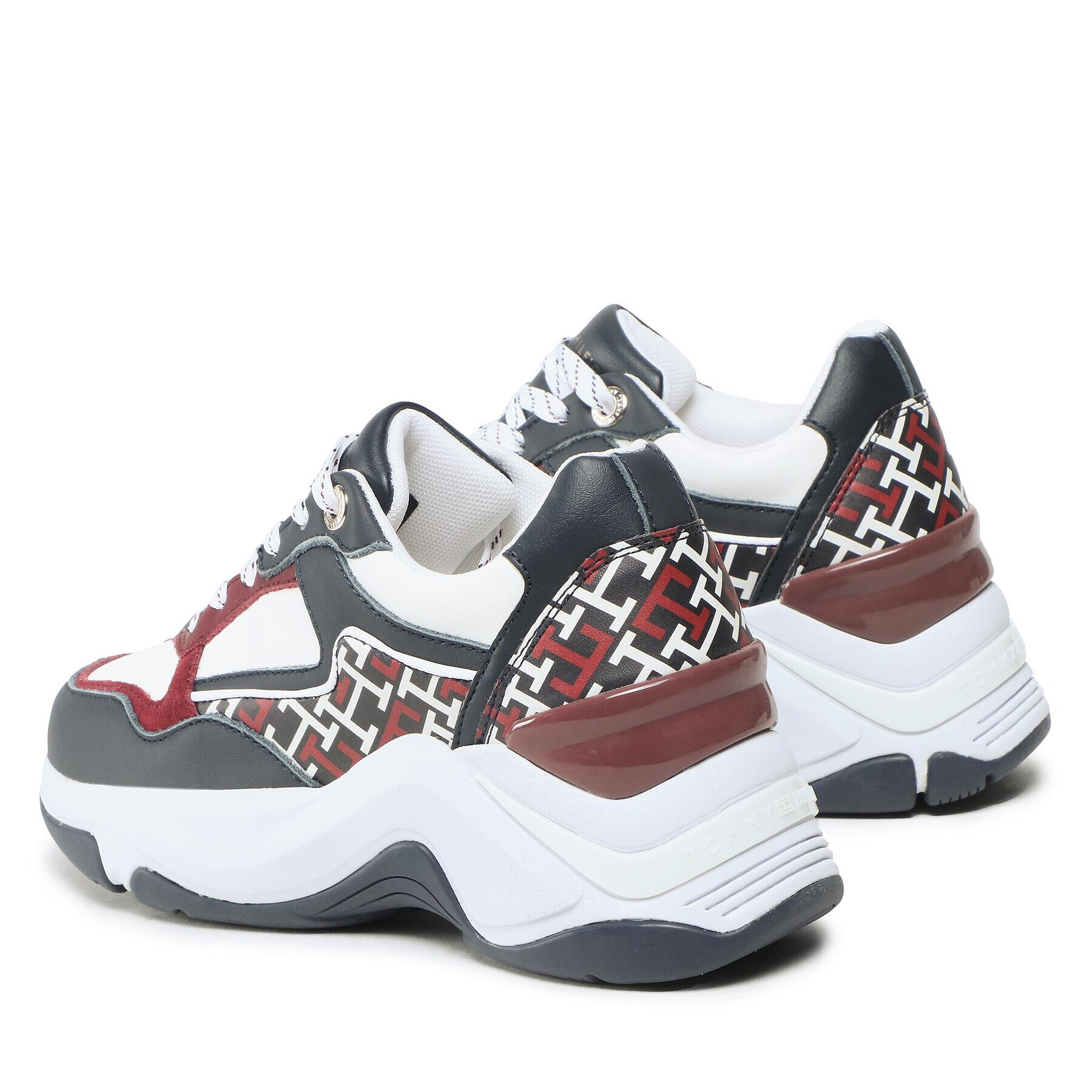 Tommy Hilfiger Sneakers Chunky Sneaker Monogram FW0FW06789 Colorat - Pled.ro