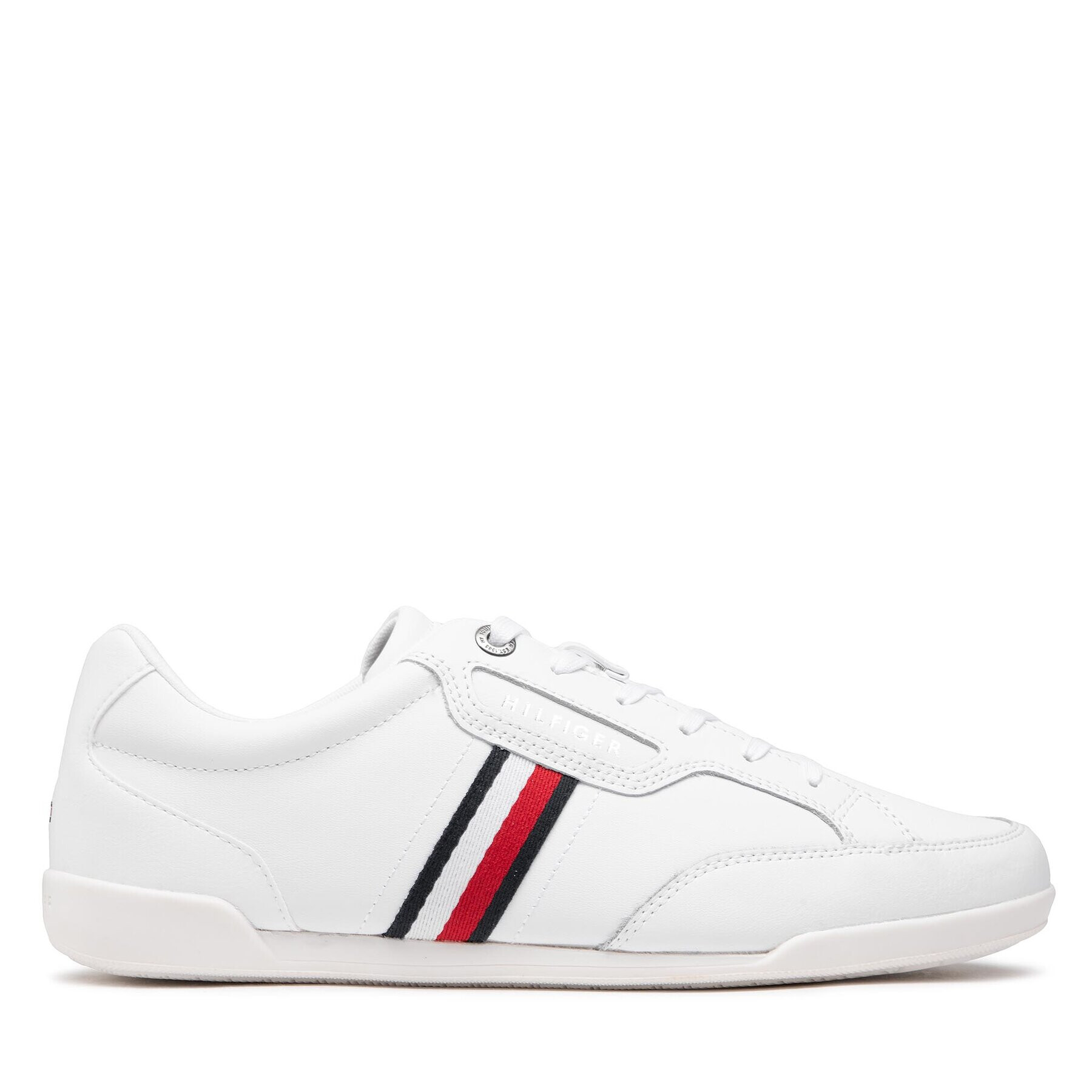 Tommy Hilfiger Sneakers Classic Lo Cupsole Leather FM0FM04277 Alb - Pled.ro