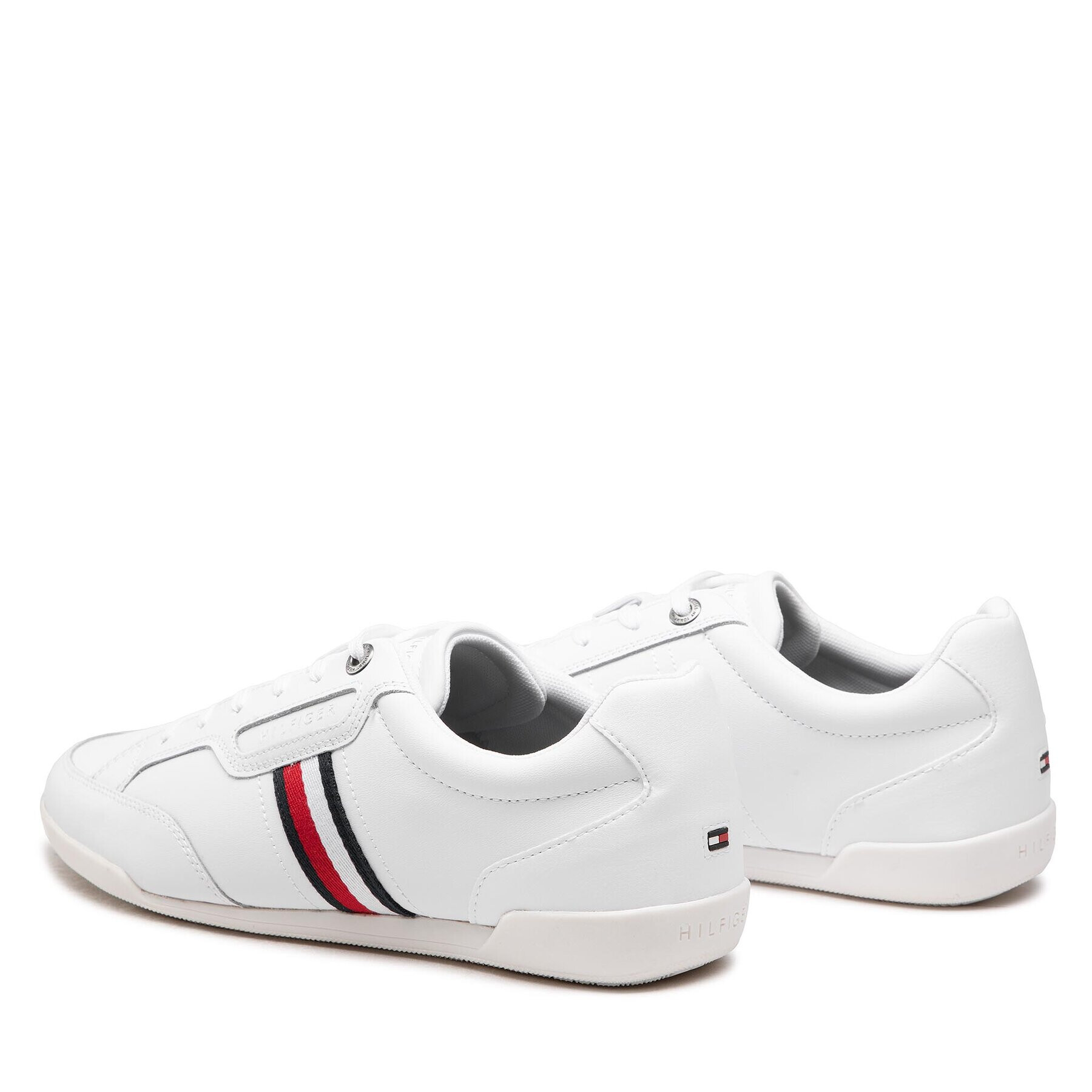 Tommy Hilfiger Sneakers Classic Lo Cupsole Leather FM0FM04277 Alb - Pled.ro