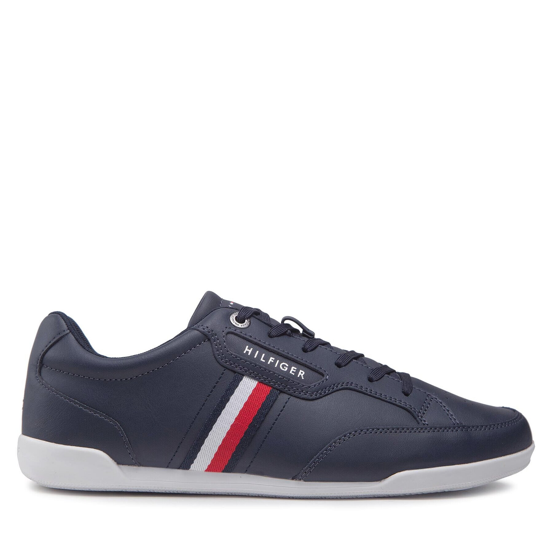 Tommy Hilfiger Sneakers Classic Lo Cupsole Leather FM0FM04277 Bleumarin - Pled.ro