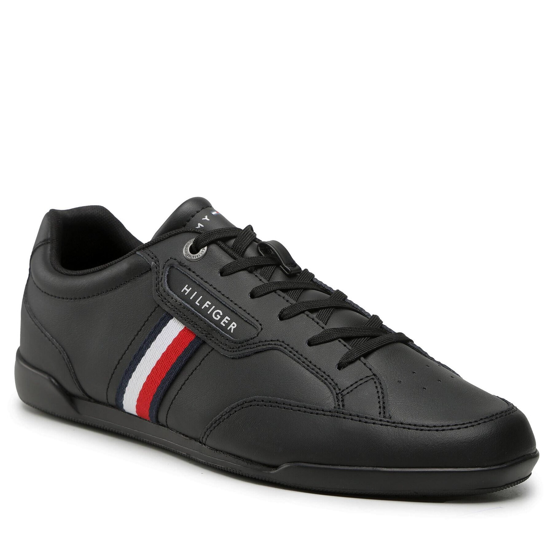 Tommy Hilfiger Sneakers Classic Lo Cupsole Leather FM0FM04277 Negru - Pled.ro