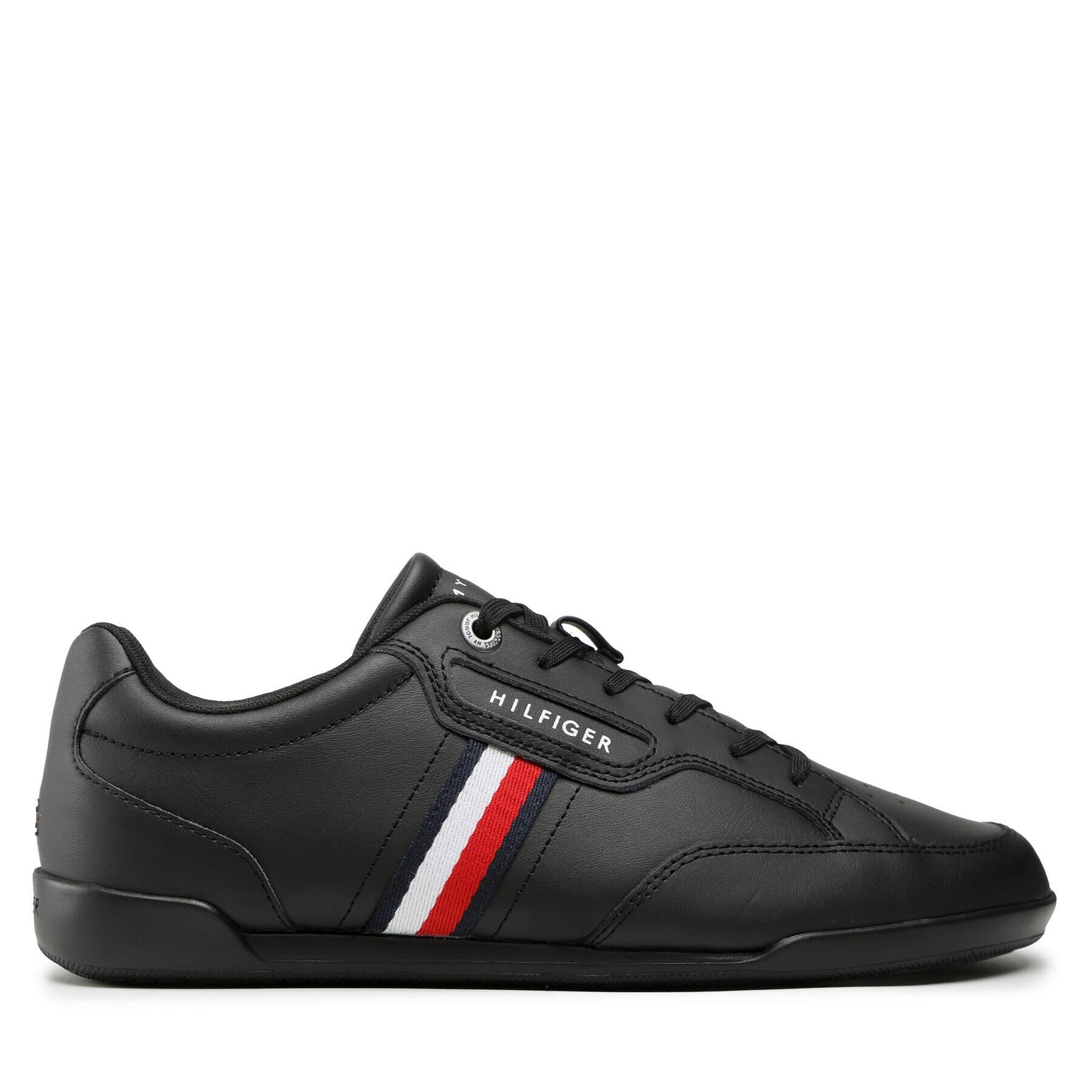 Tommy Hilfiger Sneakers Classic Lo Cupsole Leather FM0FM04277 Negru - Pled.ro