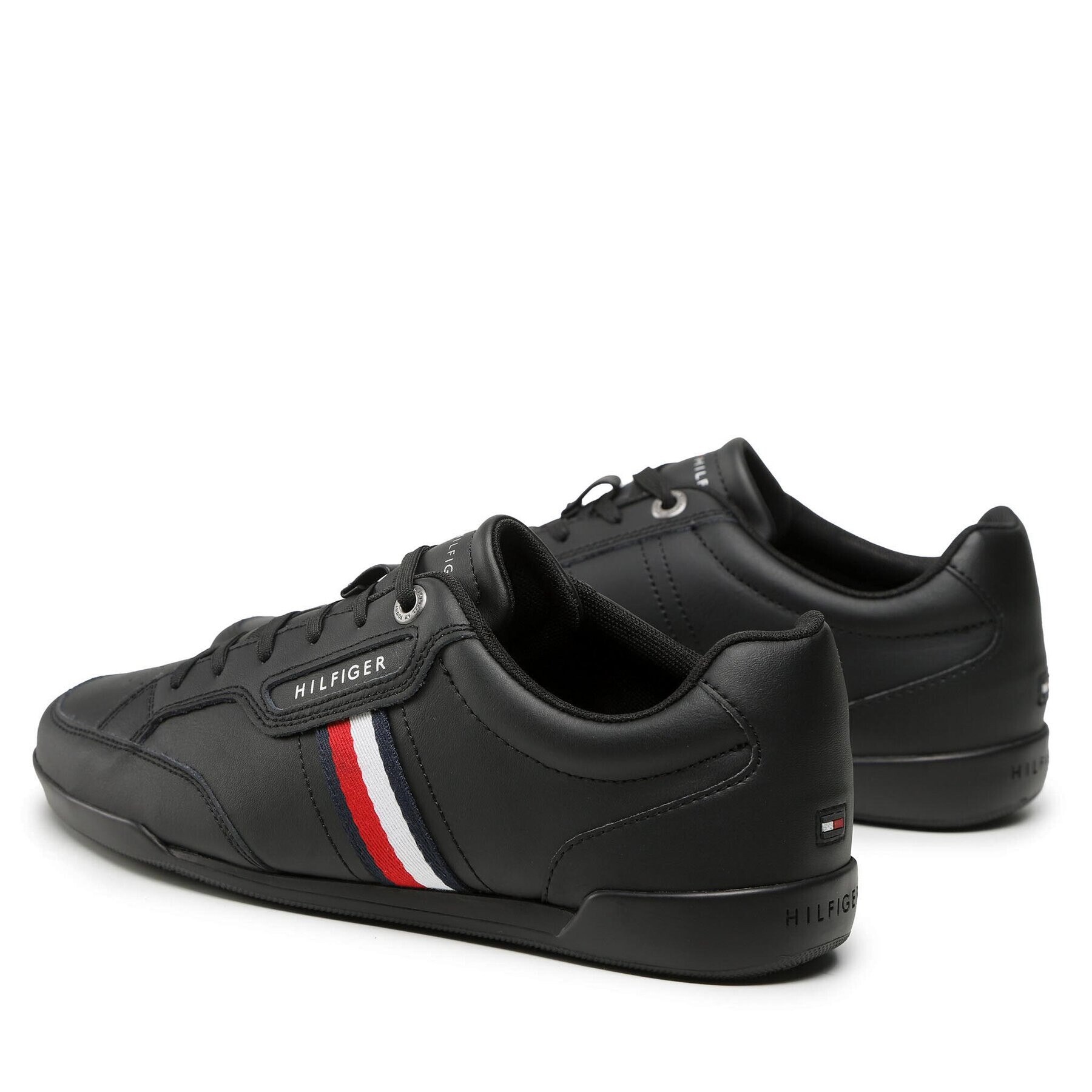 Tommy Hilfiger Sneakers Classic Lo Cupsole Leather FM0FM04277 Negru - Pled.ro