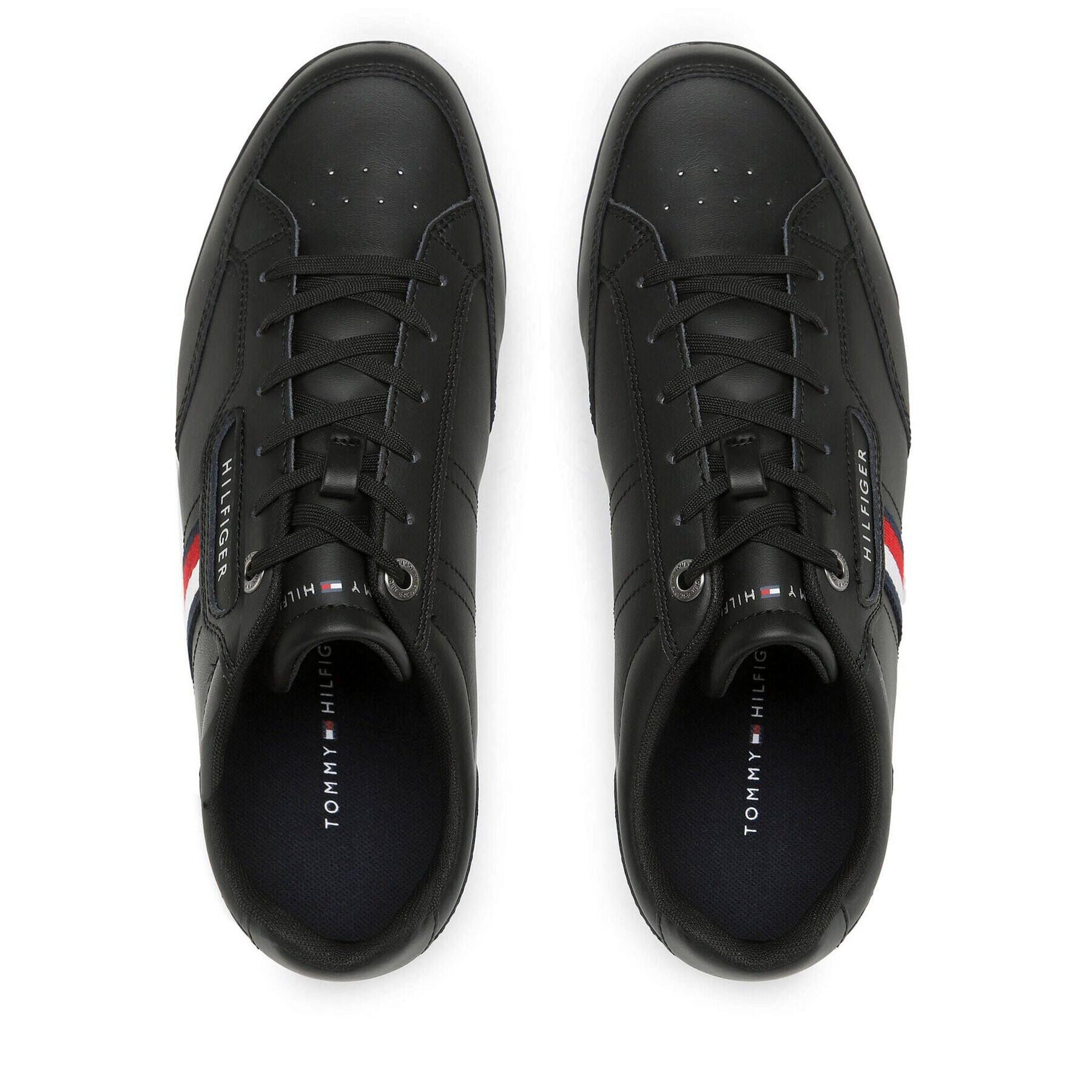 Tommy Hilfiger Sneakers Classic Lo Cupsole Leather FM0FM04277 Negru - Pled.ro