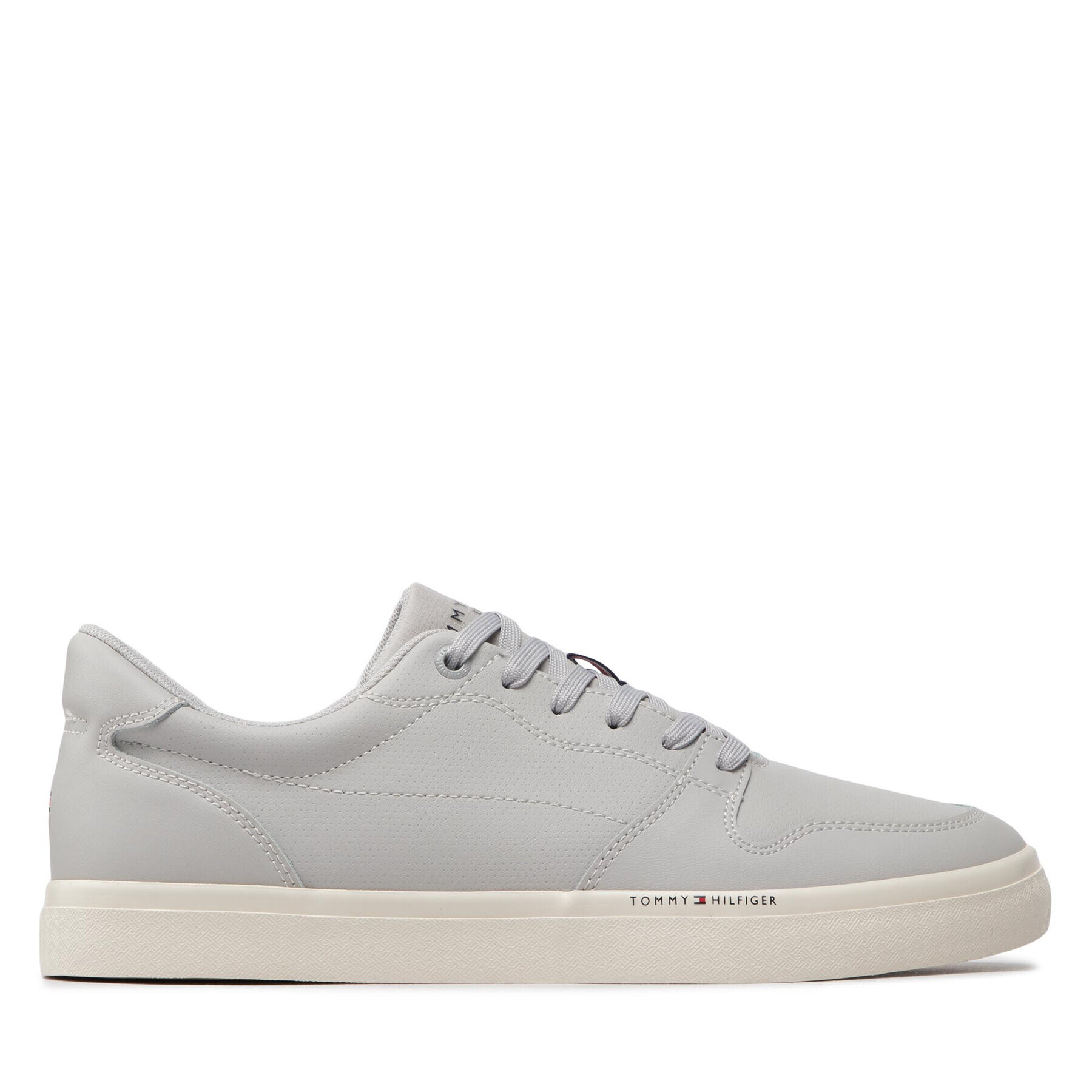 Tommy Hilfiger Sneakers Core Perf Leather Vulc FM0FM04139 Gri - Pled.ro