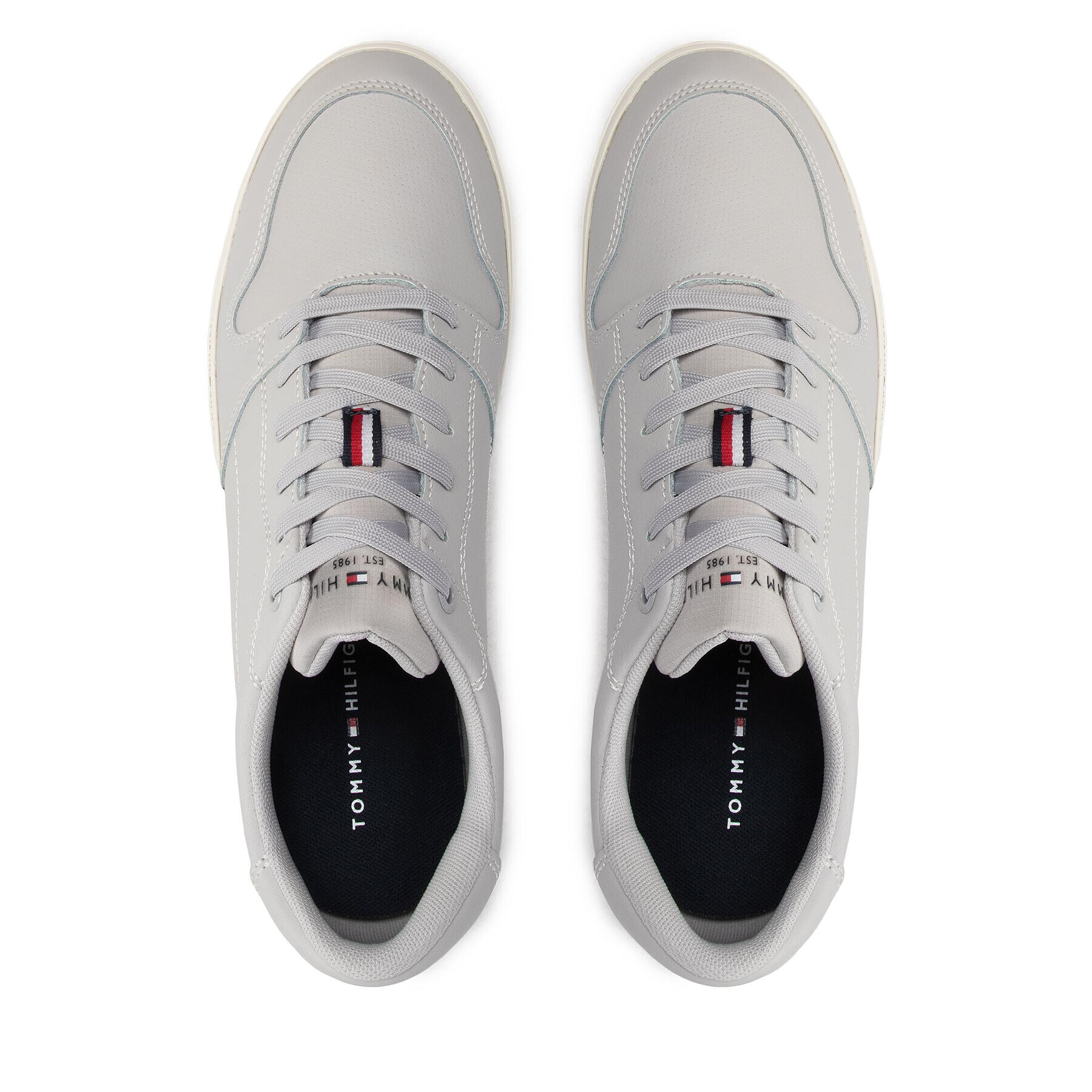 Tommy Hilfiger Sneakers Core Perf Leather Vulc FM0FM04139 Gri - Pled.ro