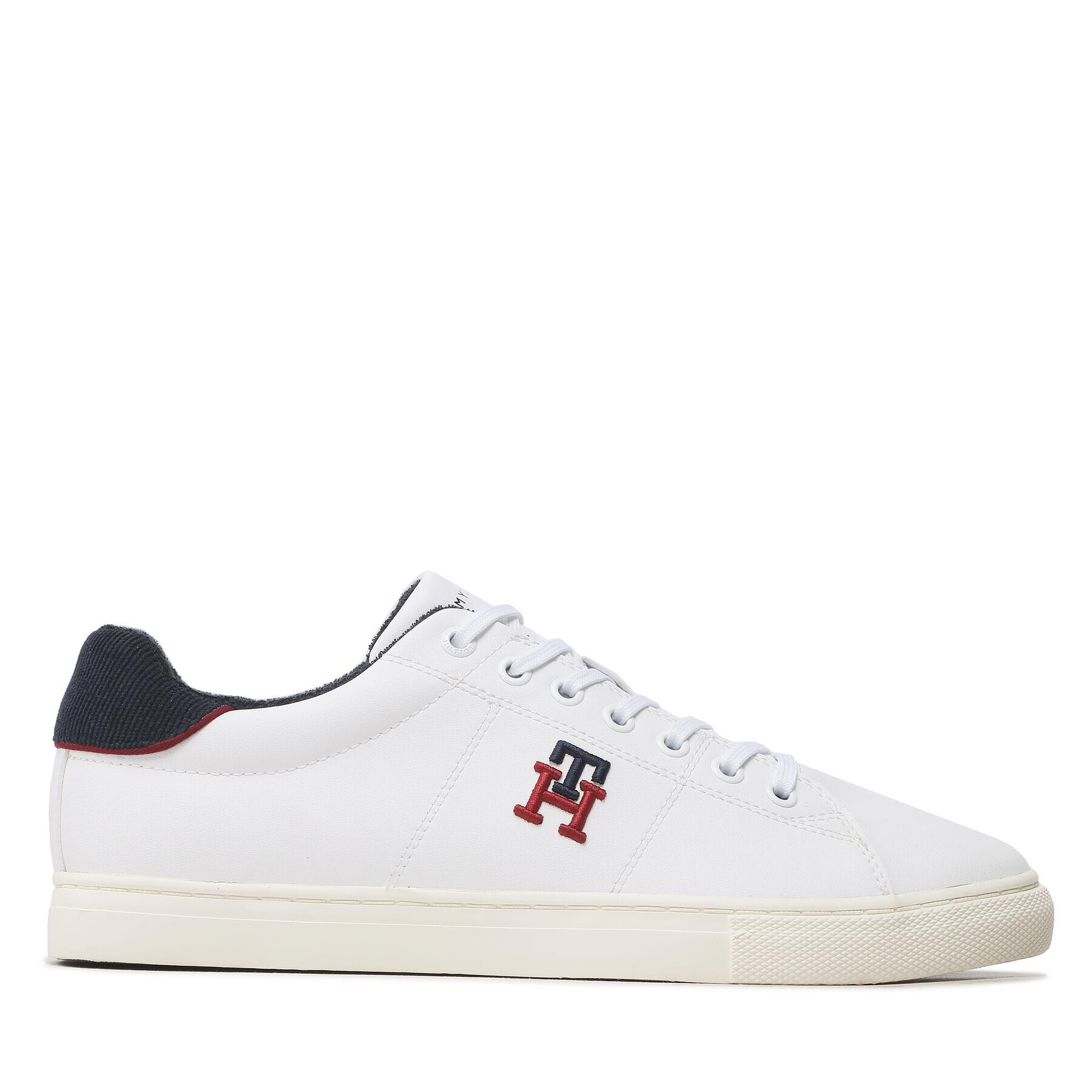 Tommy Hilfiger Sneakers Core Vulc Varsity Monogram FM0FM04350 Alb - Pled.ro