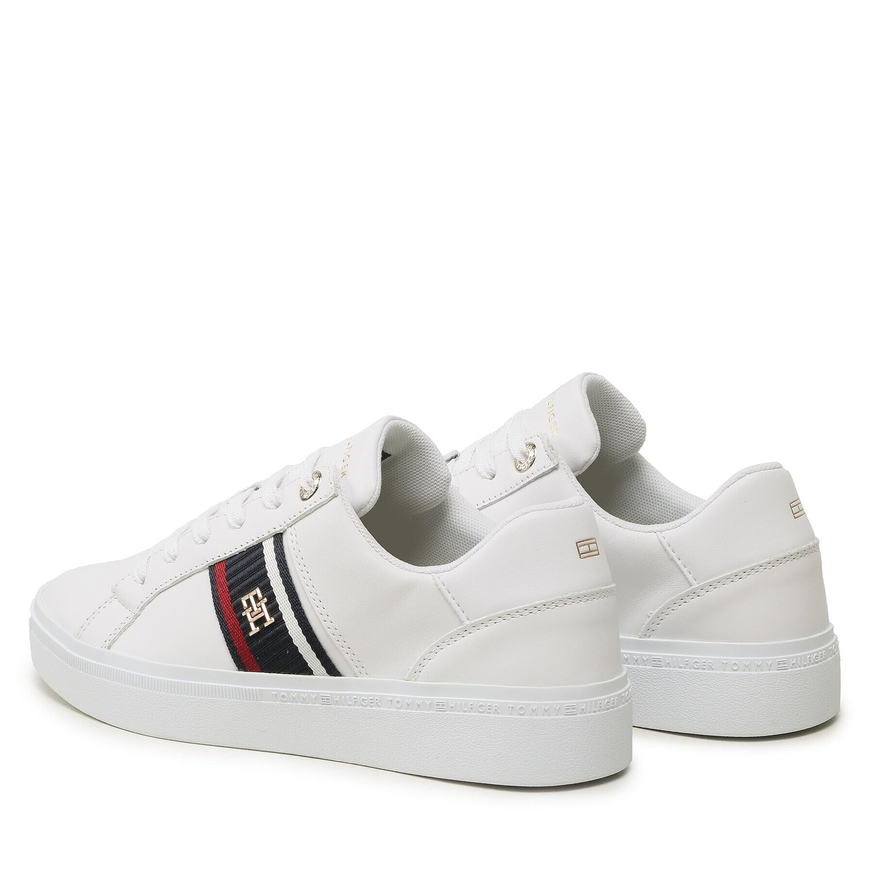 Tommy Hilfiger Sneakers Corp Webbing FW0FW07379 Alb - Pled.ro