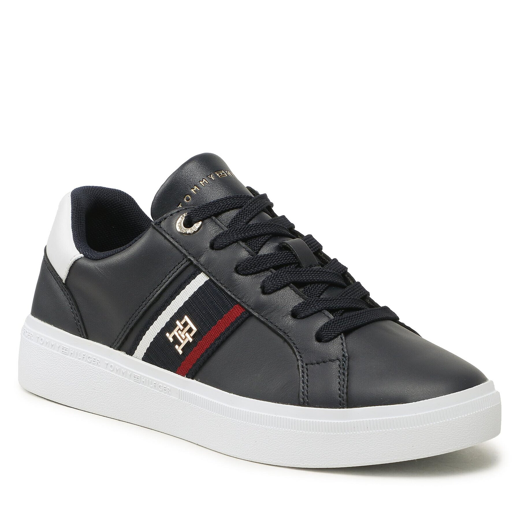 Tommy Hilfiger Sneakers Corp Webbing FW0FW07379 Bleumarin - Pled.ro