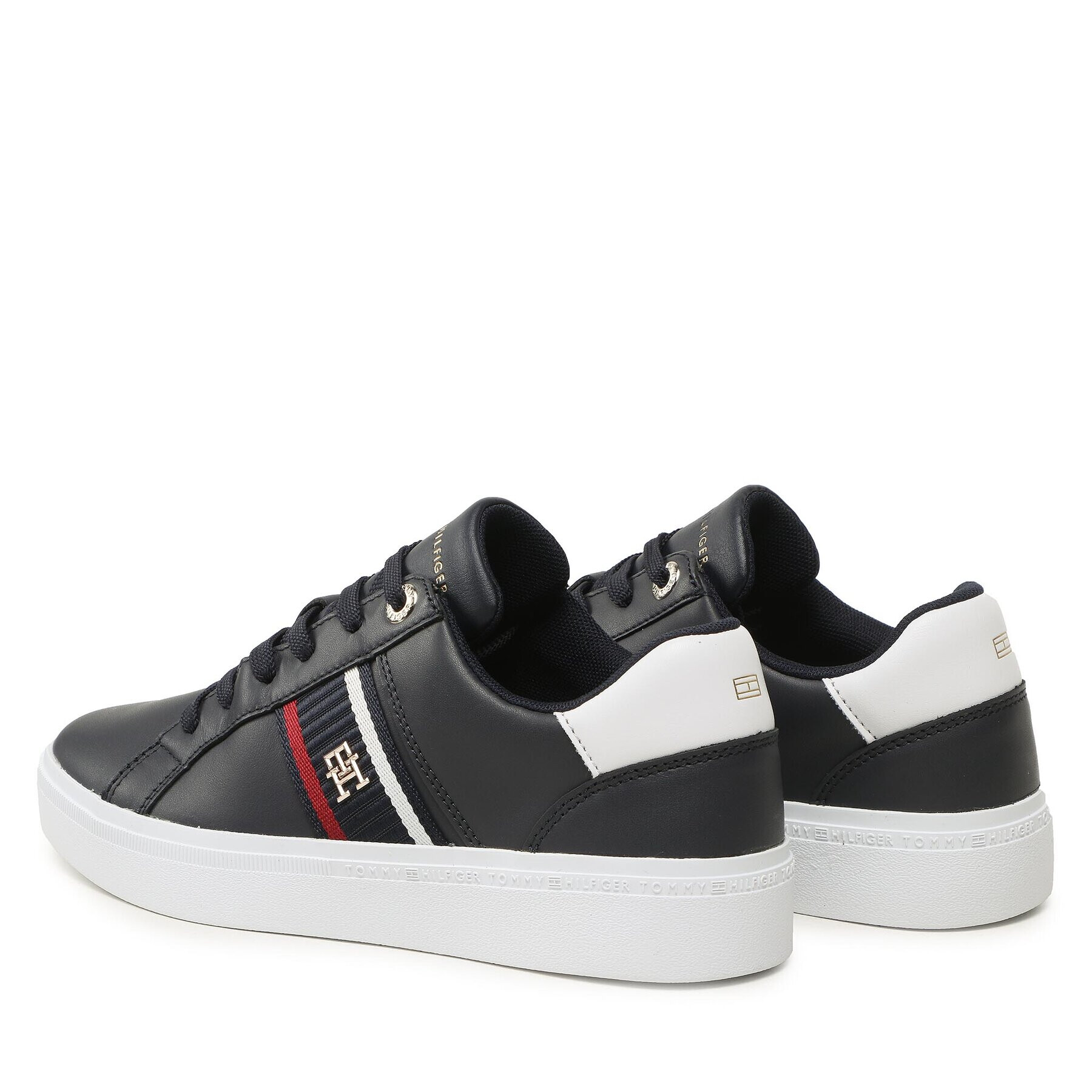 Tommy Hilfiger Sneakers Corp Webbing FW0FW07379 Bleumarin - Pled.ro