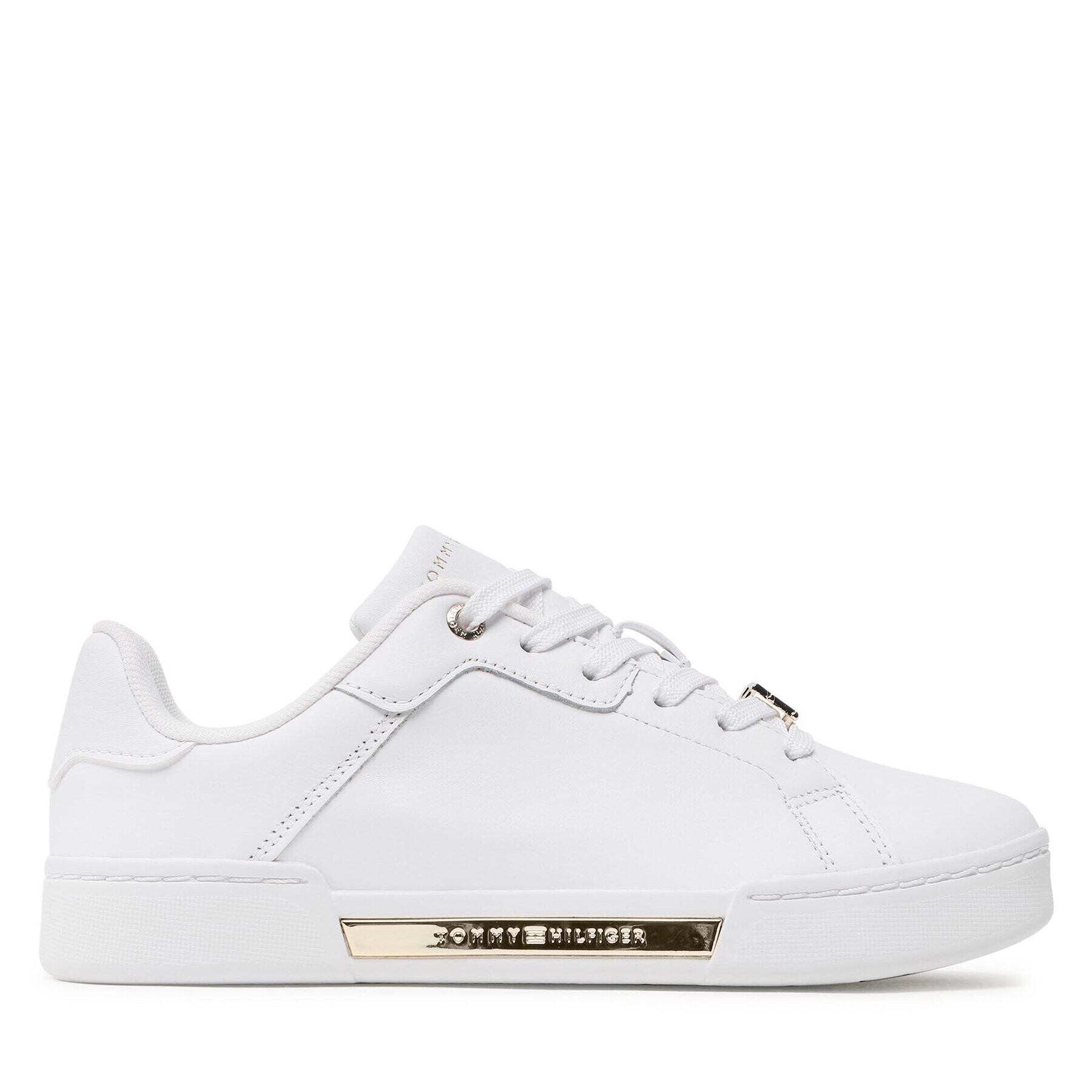 Tommy Hilfiger Sneakers Court Golden FW0FW07116 Alb - Pled.ro