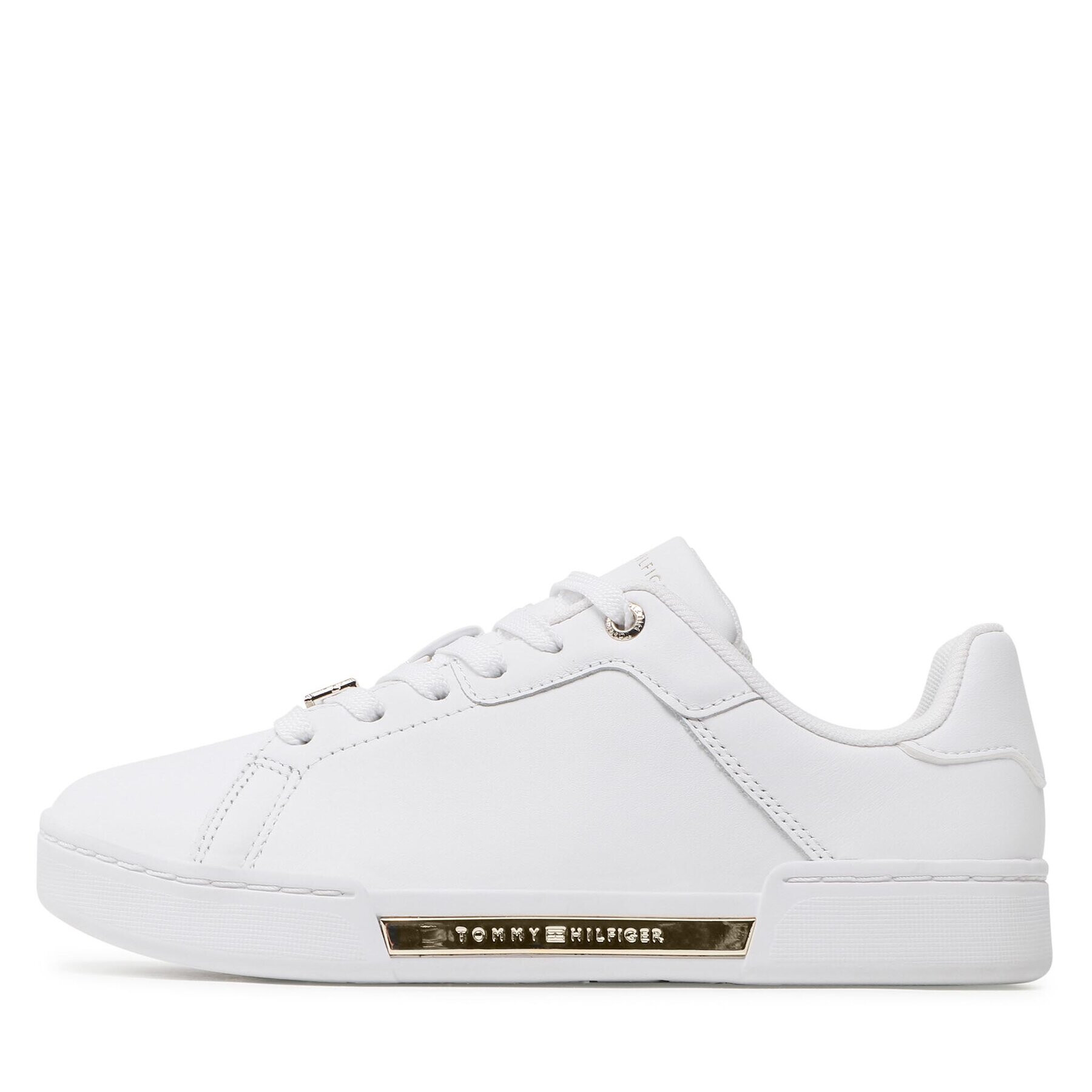 Tommy Hilfiger Sneakers Court Golden FW0FW07116 Alb - Pled.ro