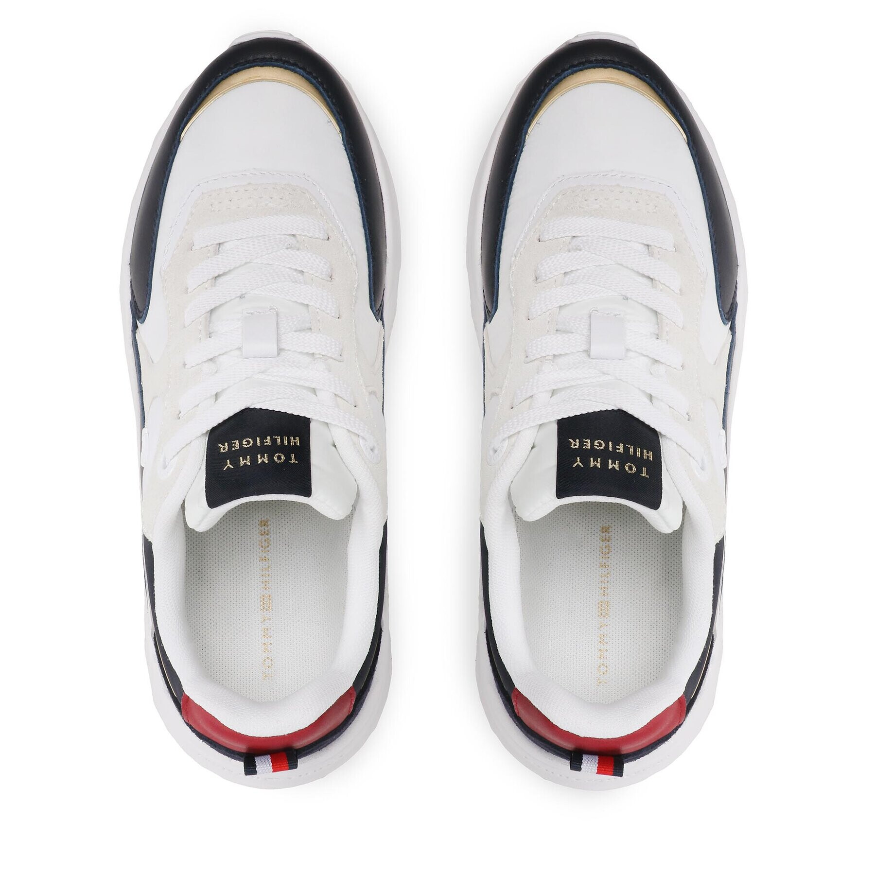 Tommy Hilfiger Sneakers Elevated Chunky Runner FW0FW06946 Alb - Pled.ro