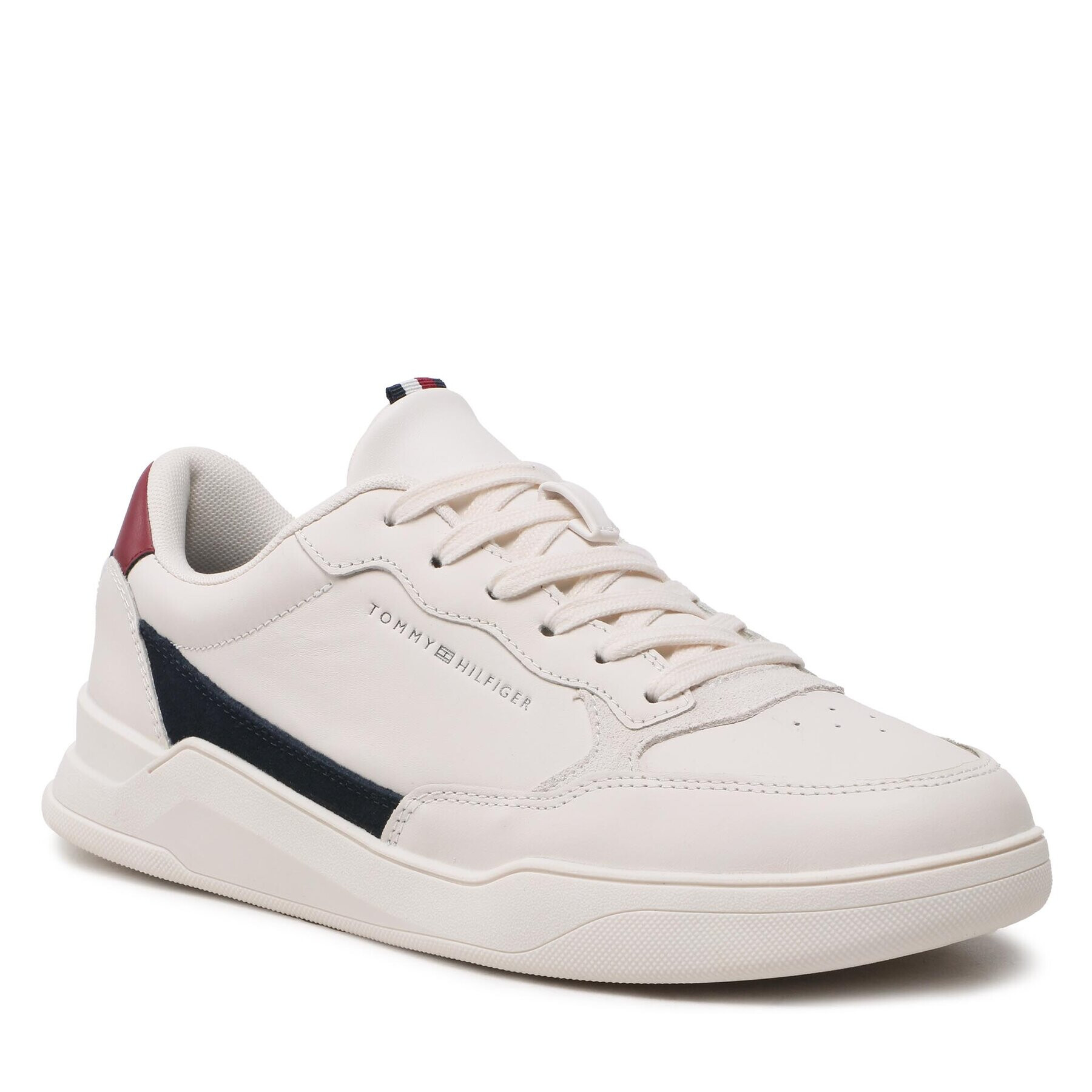 Tommy Hilfiger Sneakers Elevated Cupsole Leather FM0FM04490 Bej - Pled.ro