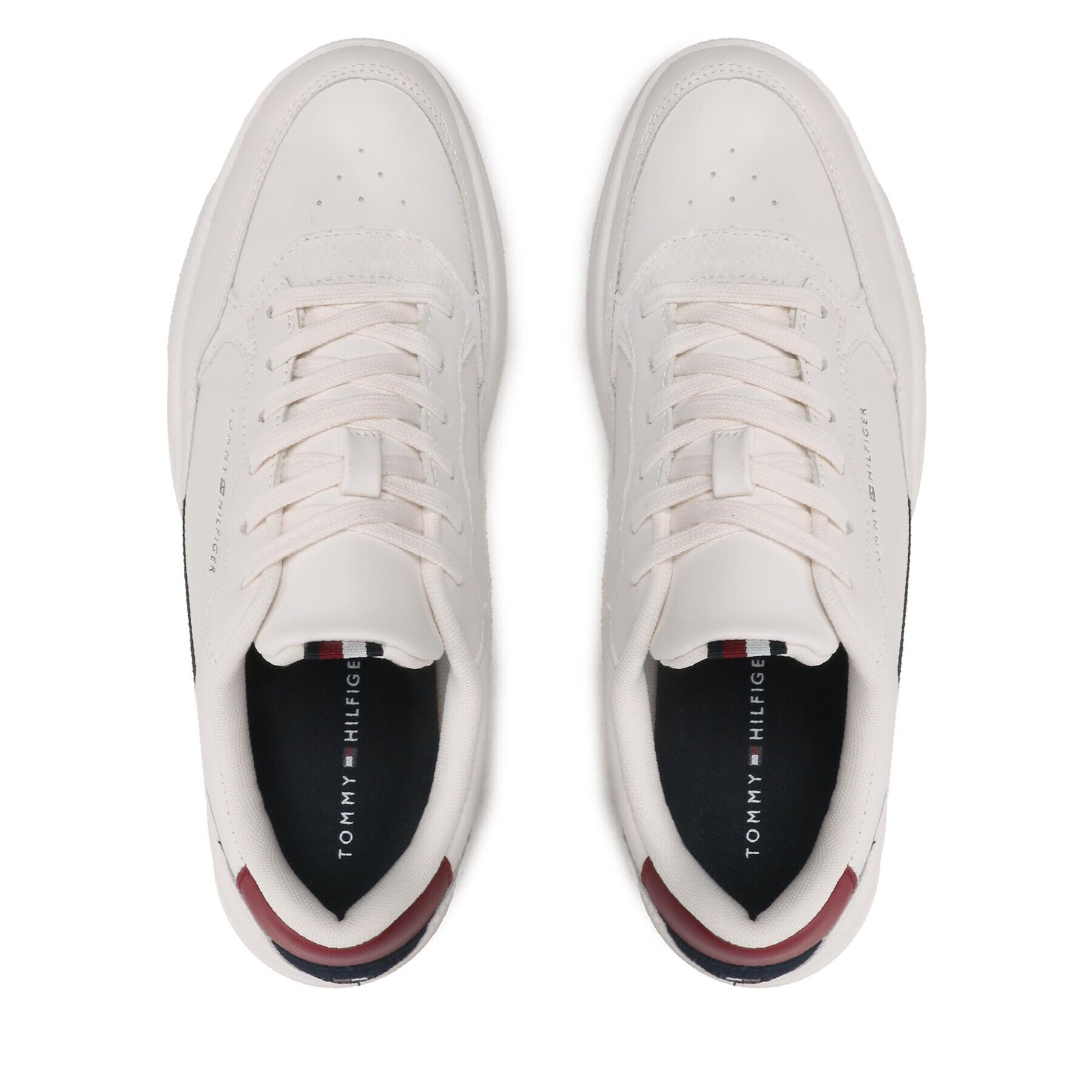 Tommy Hilfiger Sneakers Elevated Cupsole Leather FM0FM04490 Bej - Pled.ro