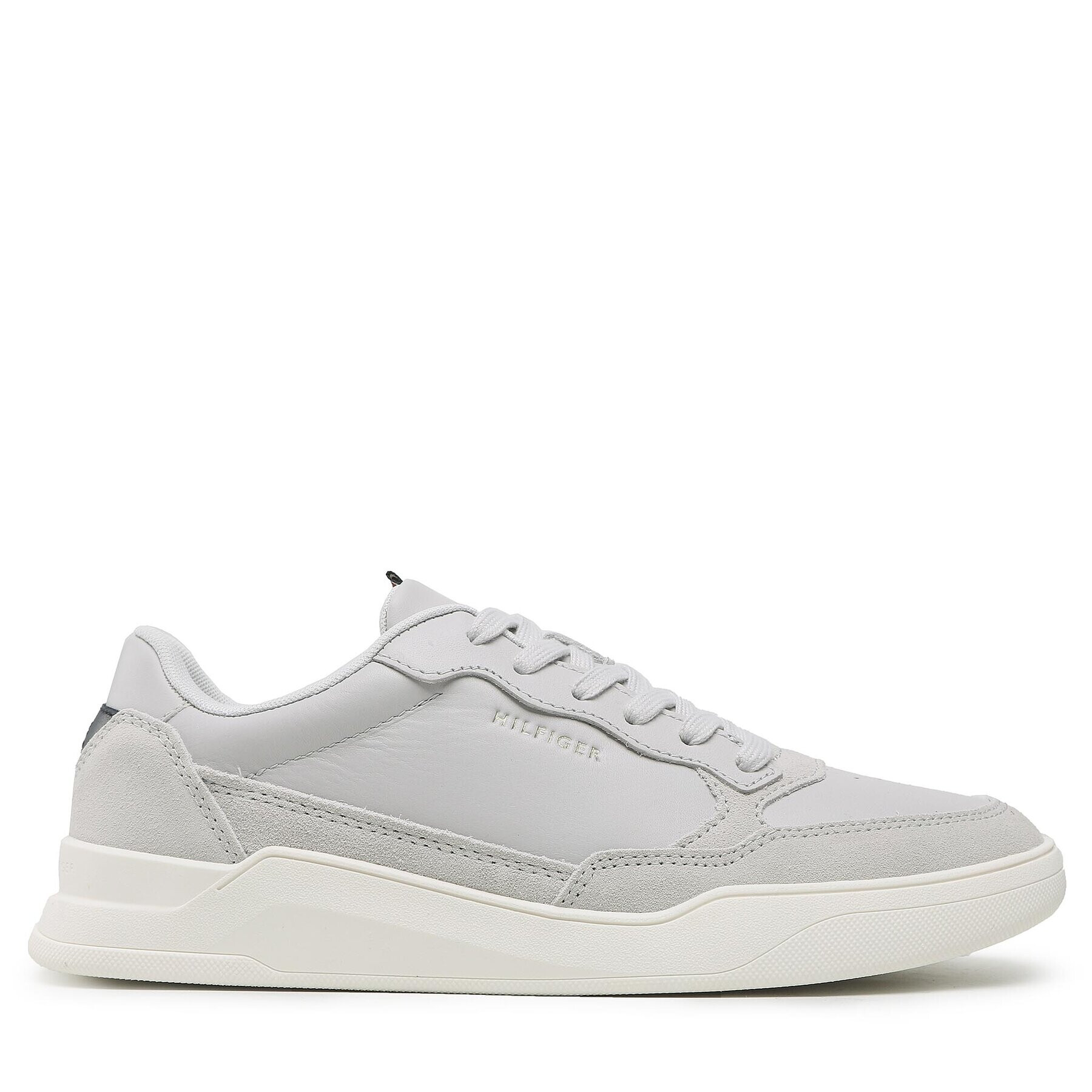 Tommy Hilfiger Sneakers Elevated Cupsole Leather Mix FM0FM04358 Gri - Pled.ro